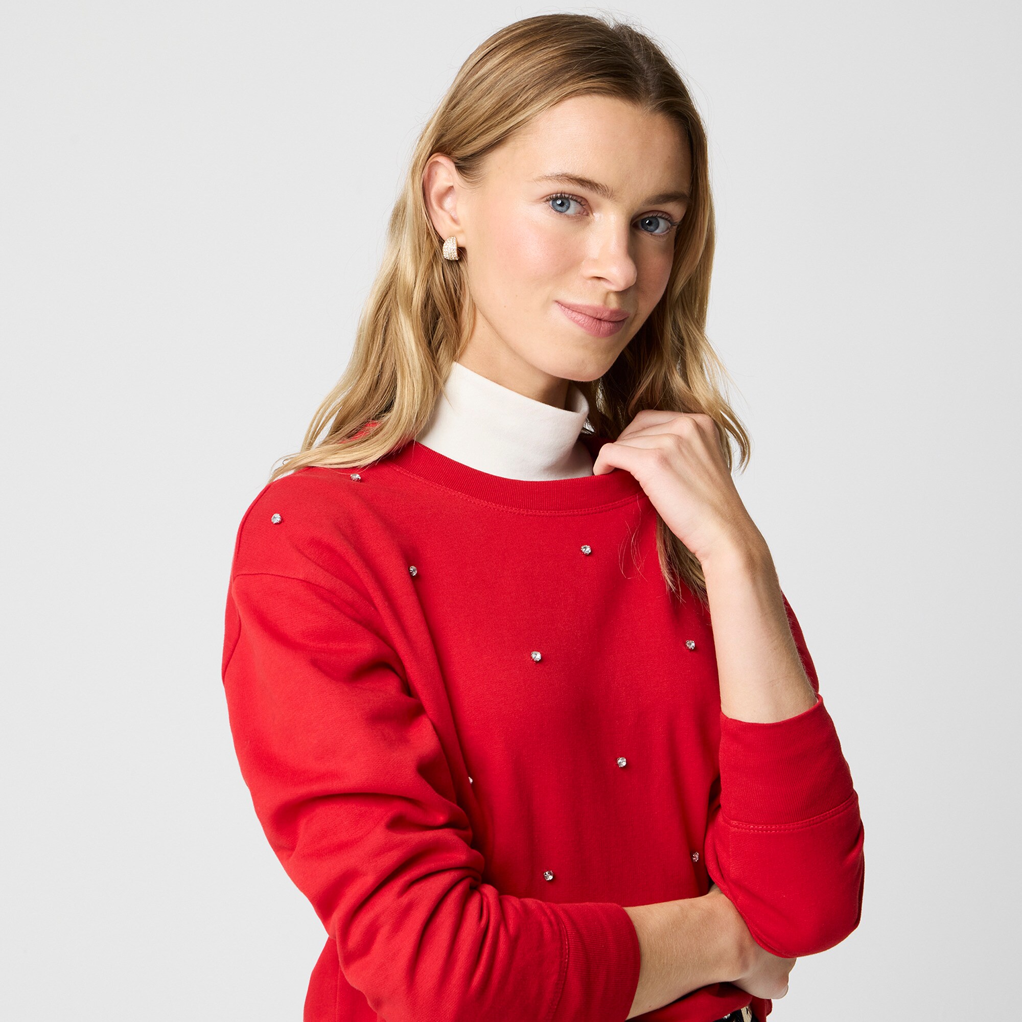 Gem-embellished sweatshirt