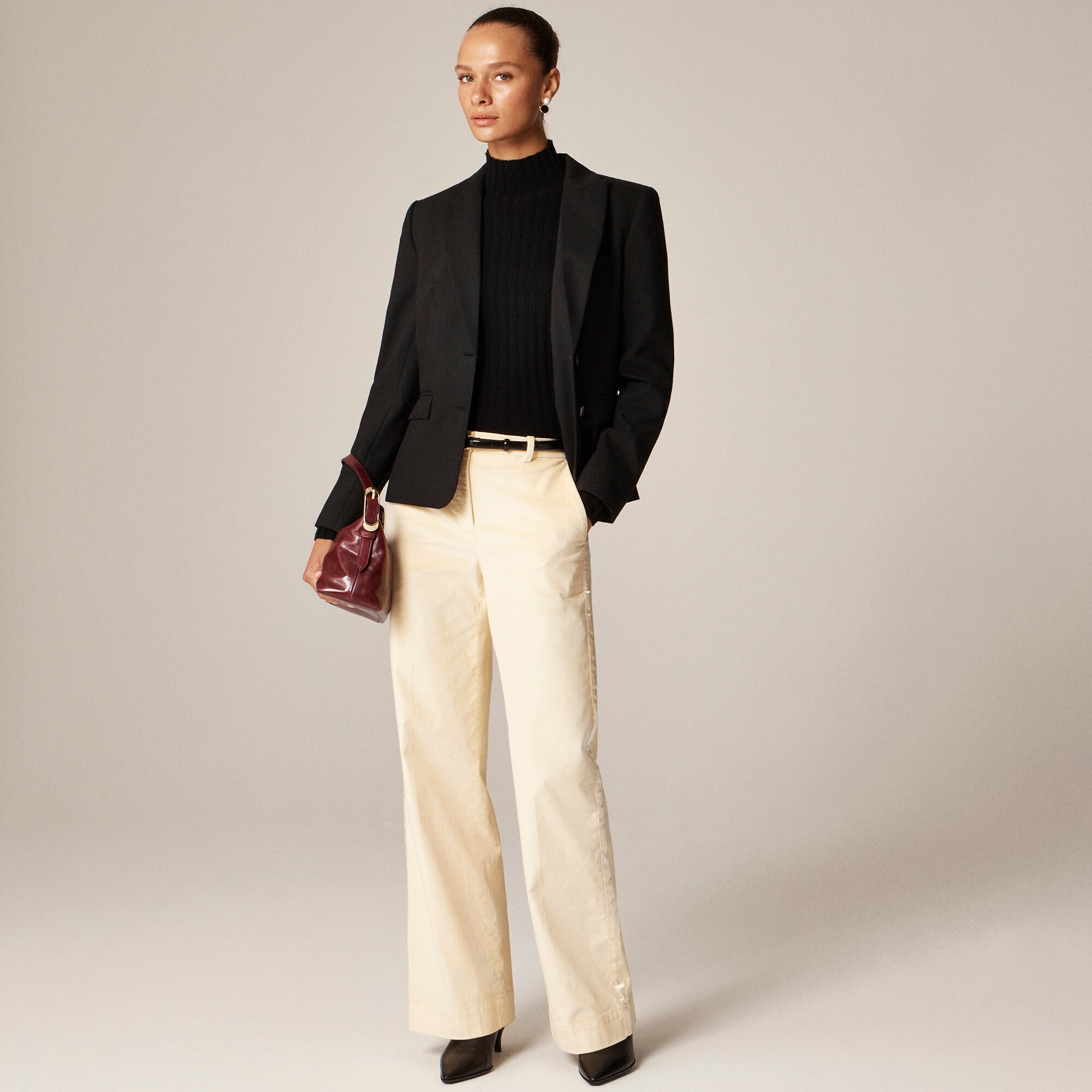 Wide-rib cashmere turtleneck sweater - thumbnail 4