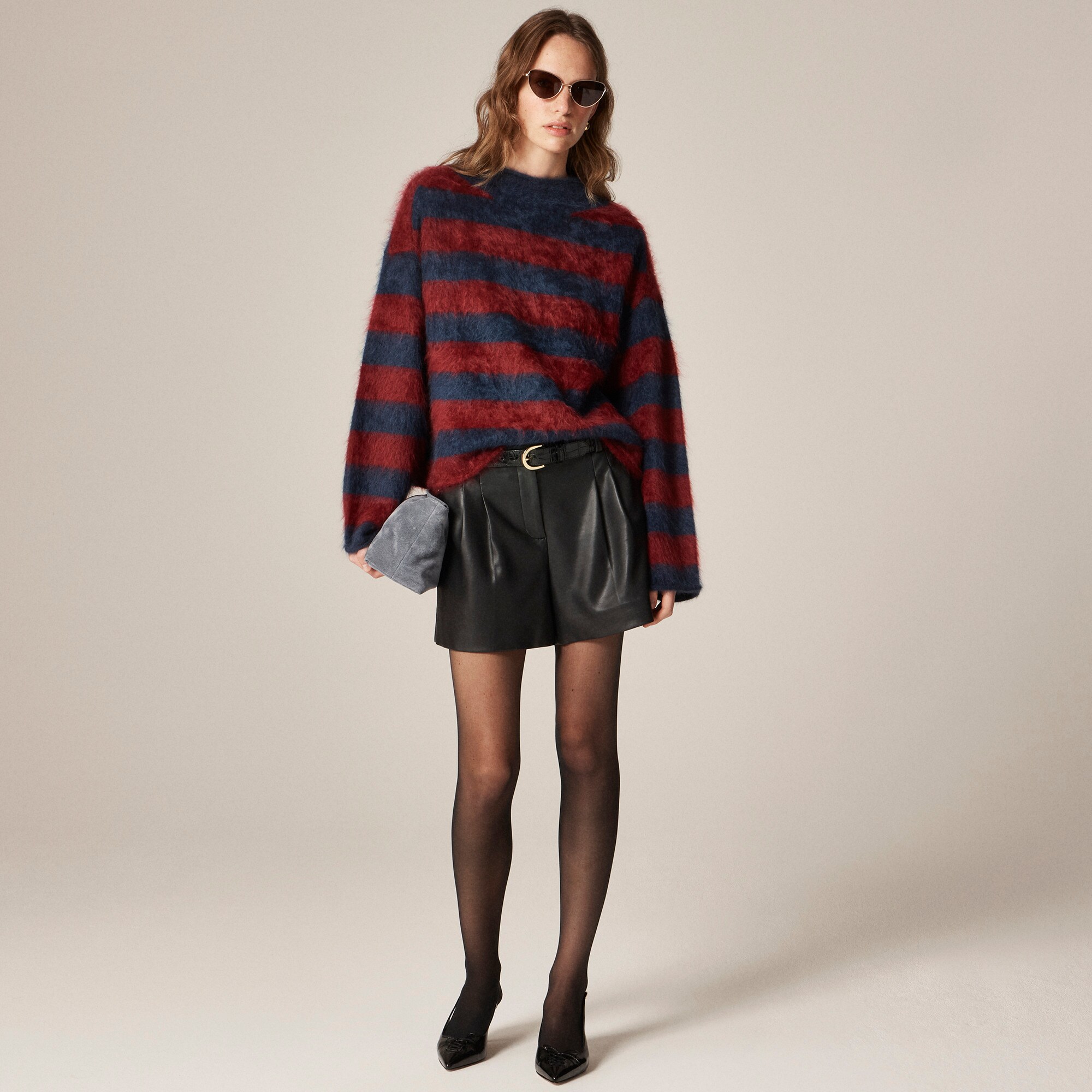 Brushed Cashmere 2025 Rollneck™ Sweater In Stripe For Women | J.Crew