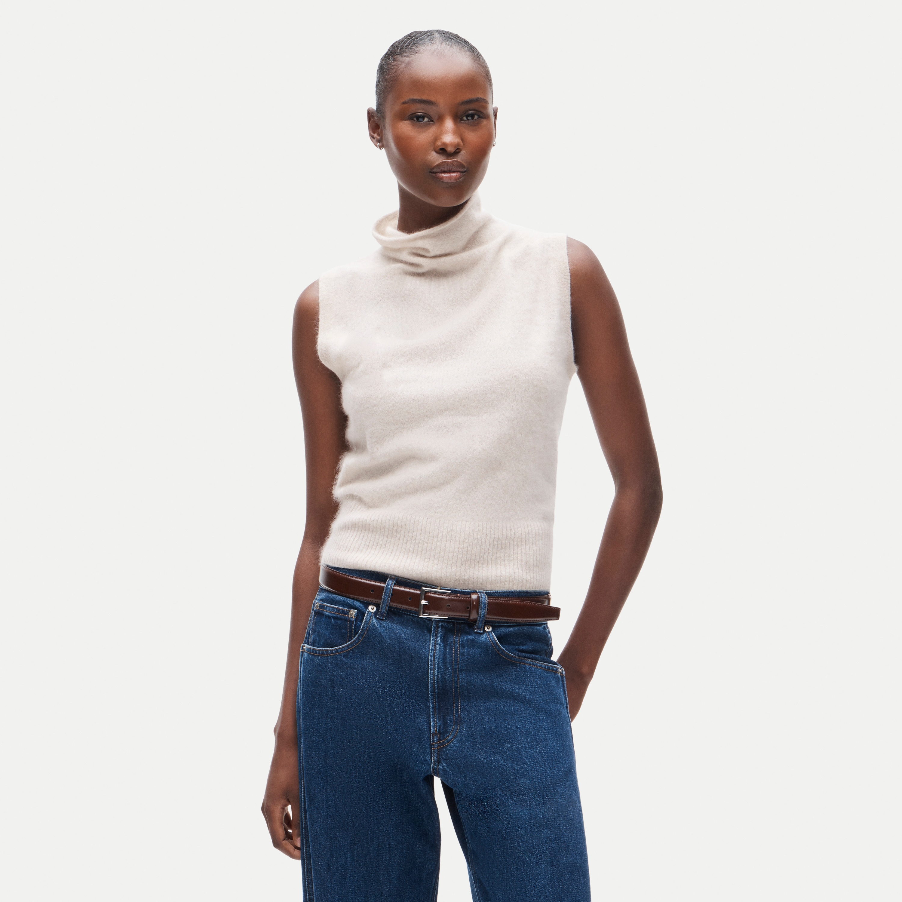Cashmere Turtleneck Sweater Shell For Women | J.Crew