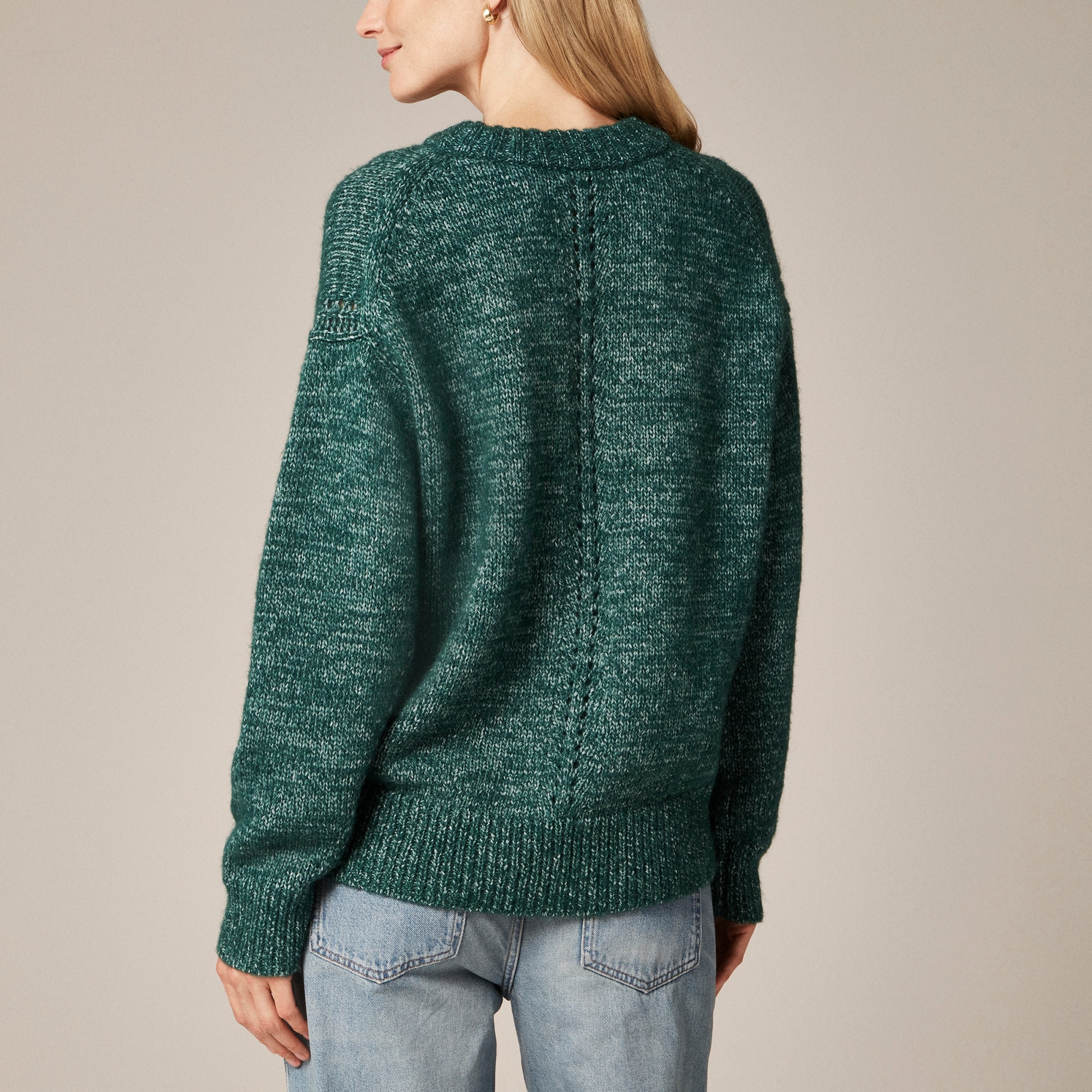 Relaxed crewneck pullover