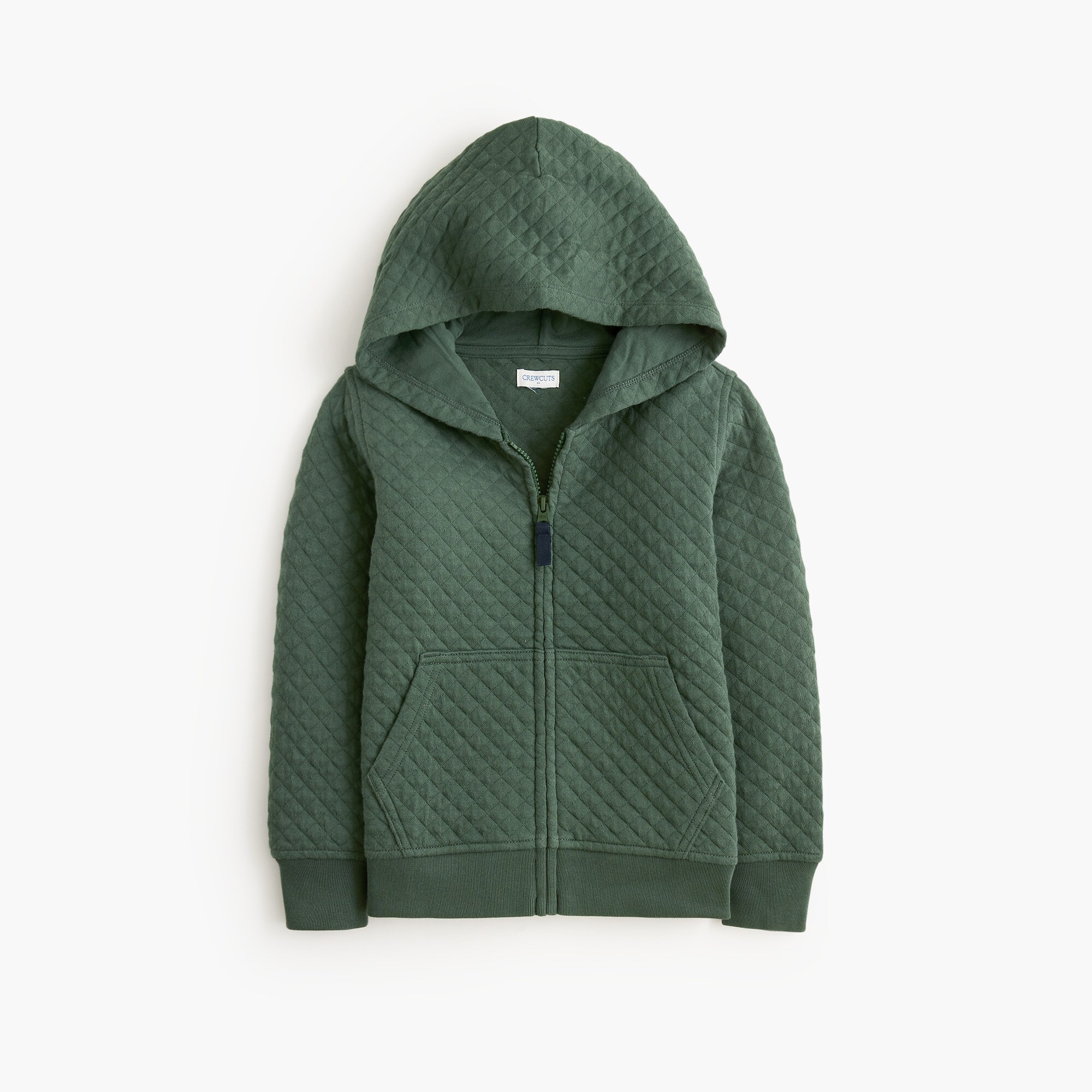 boys Boys' quilted full-zip hoodie
