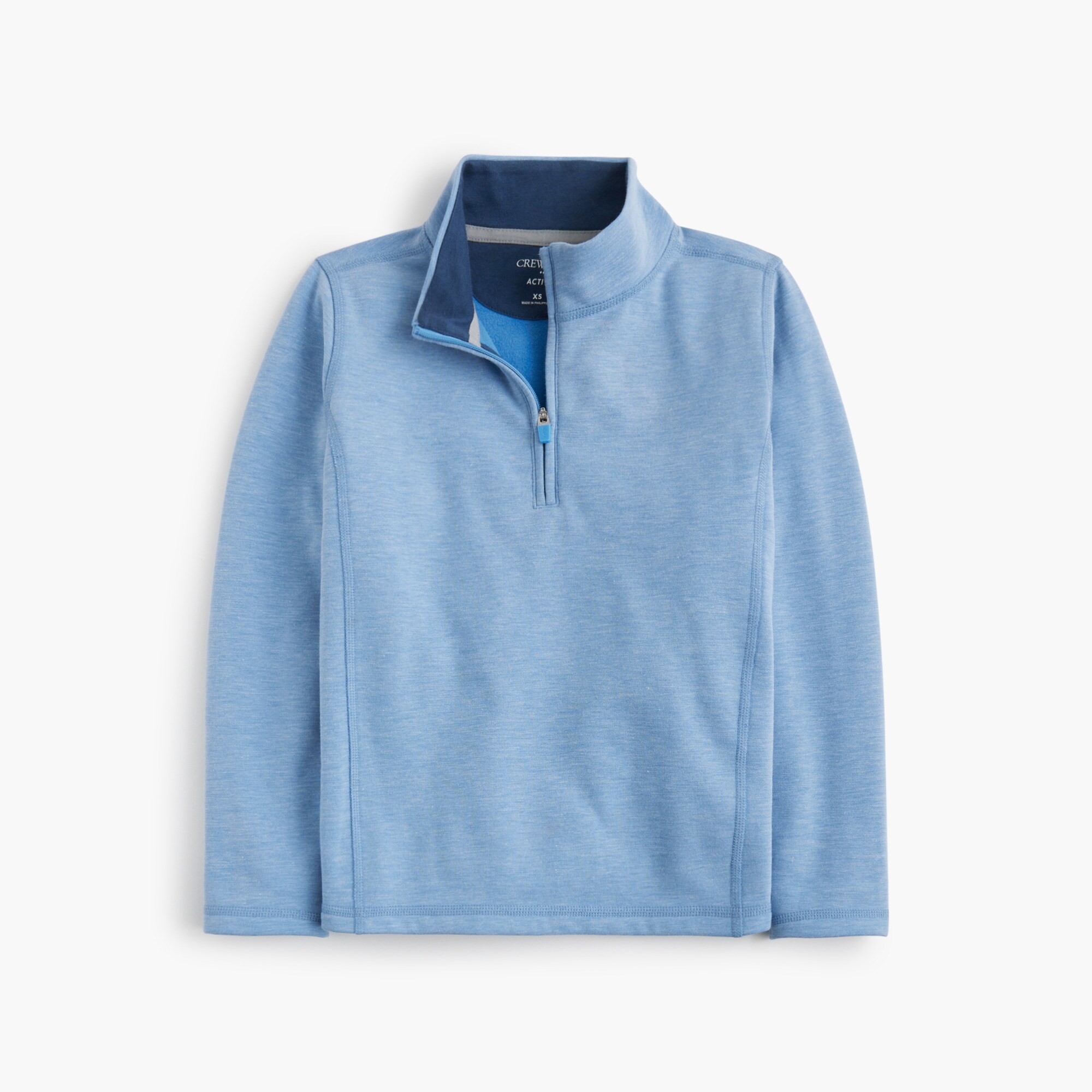  Boys' fleece-lined half-zip