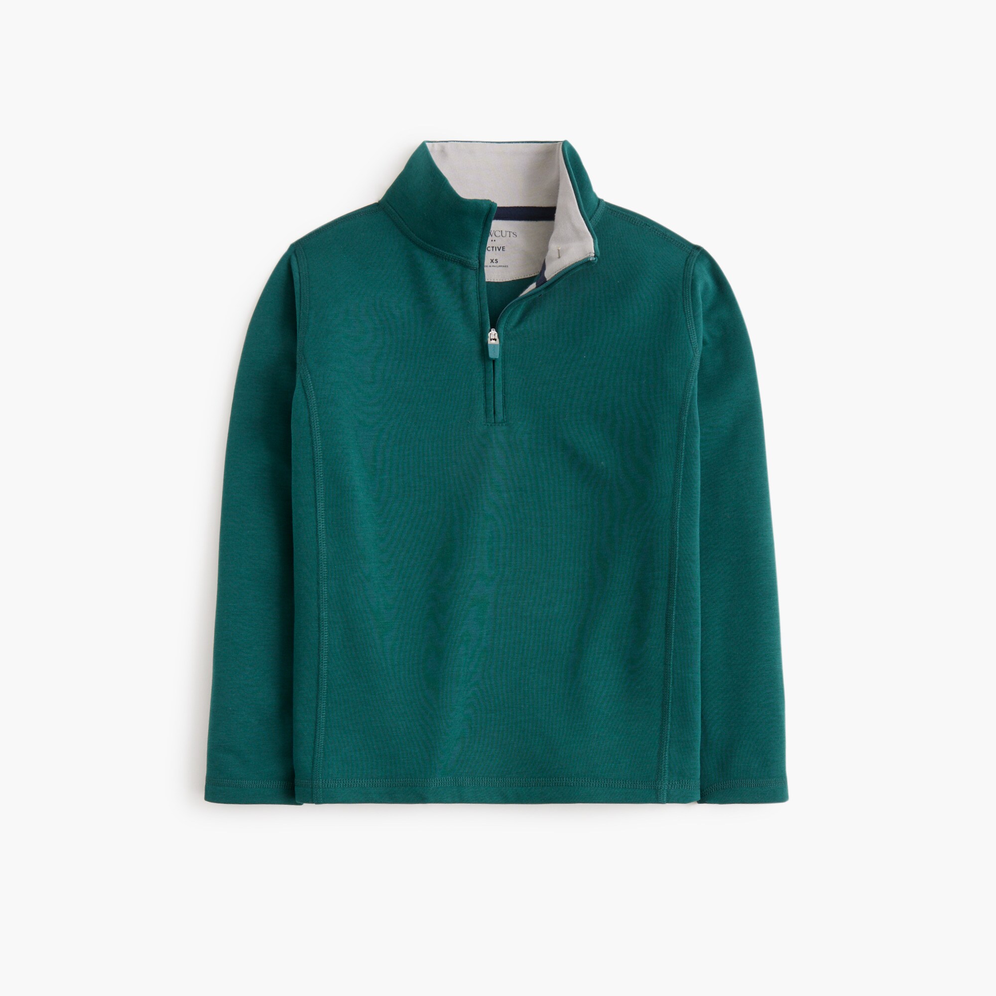  Boys' fleece-lined quarter-zip