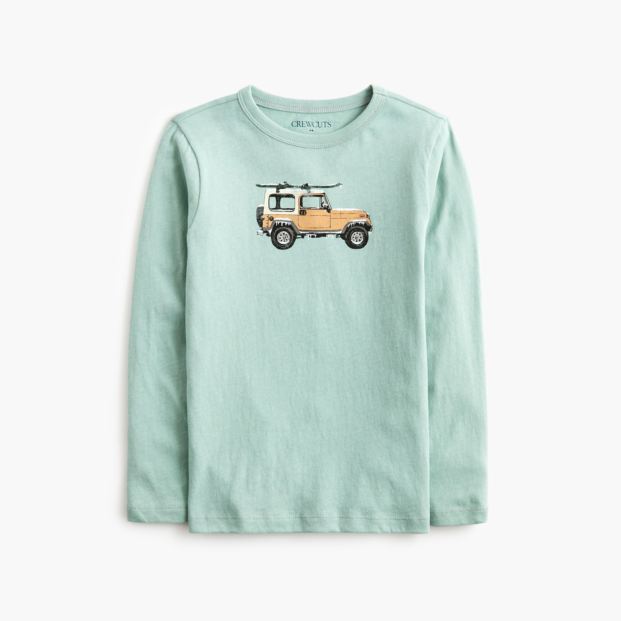 boys' long-sleeve frozen truck graphic tee for boys