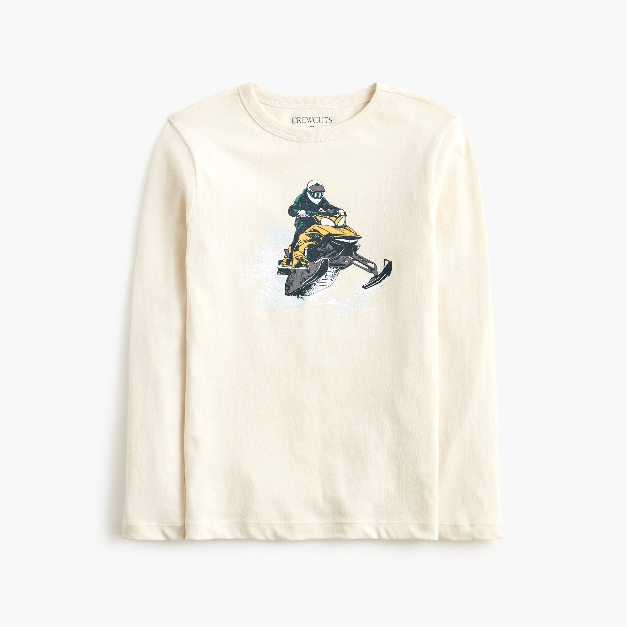 boys Boys' long-sleeve snow mobile graphic tee