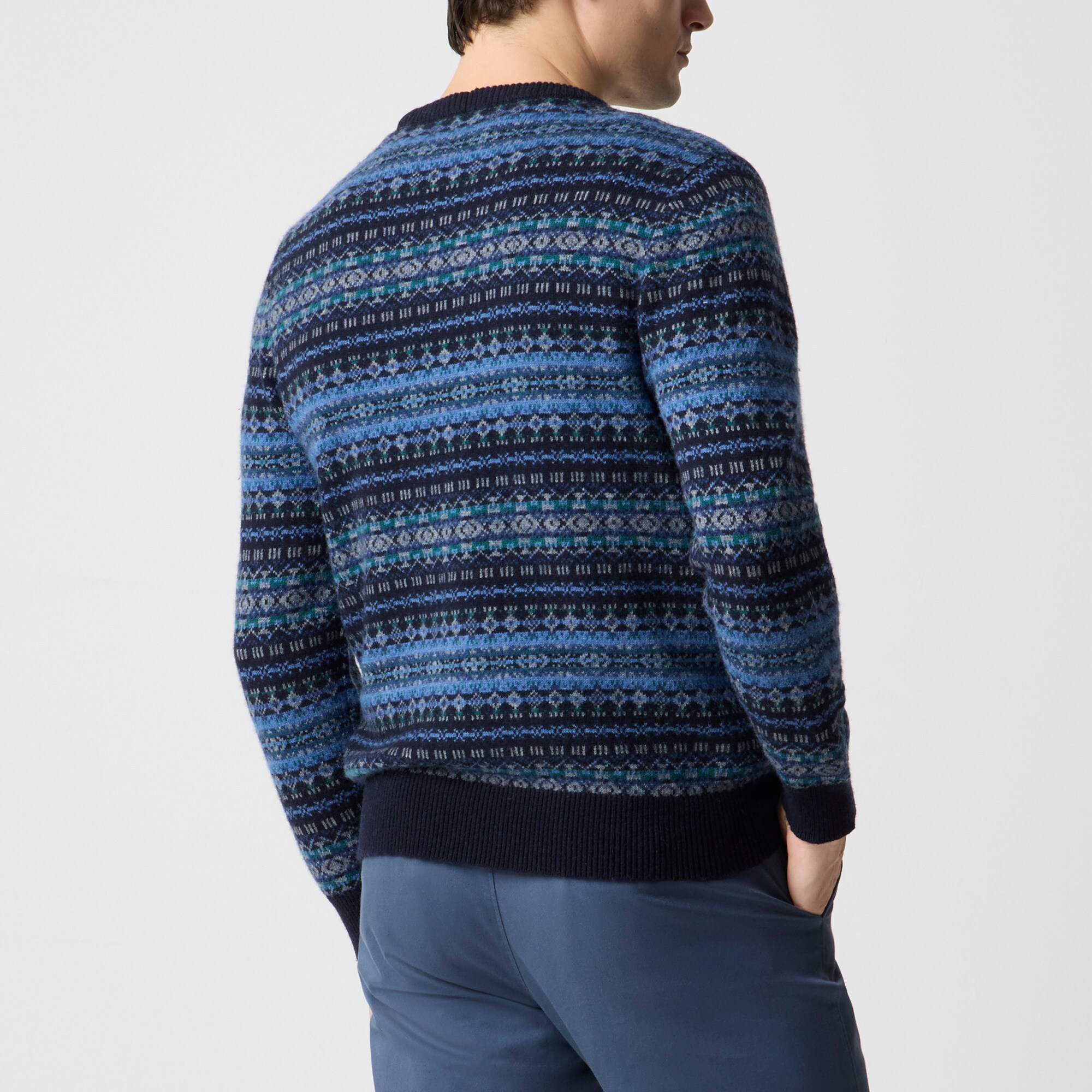 Fair Isle sweater in supersoft lambswool blend