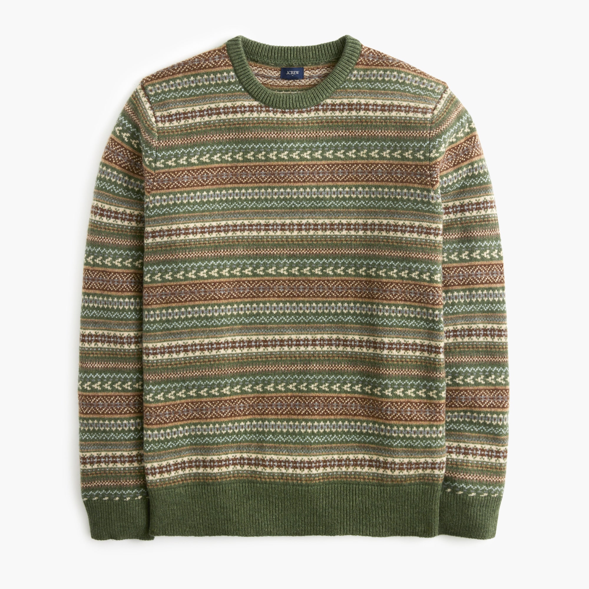 Fair Isle sweater in supersoft lambswool-blend