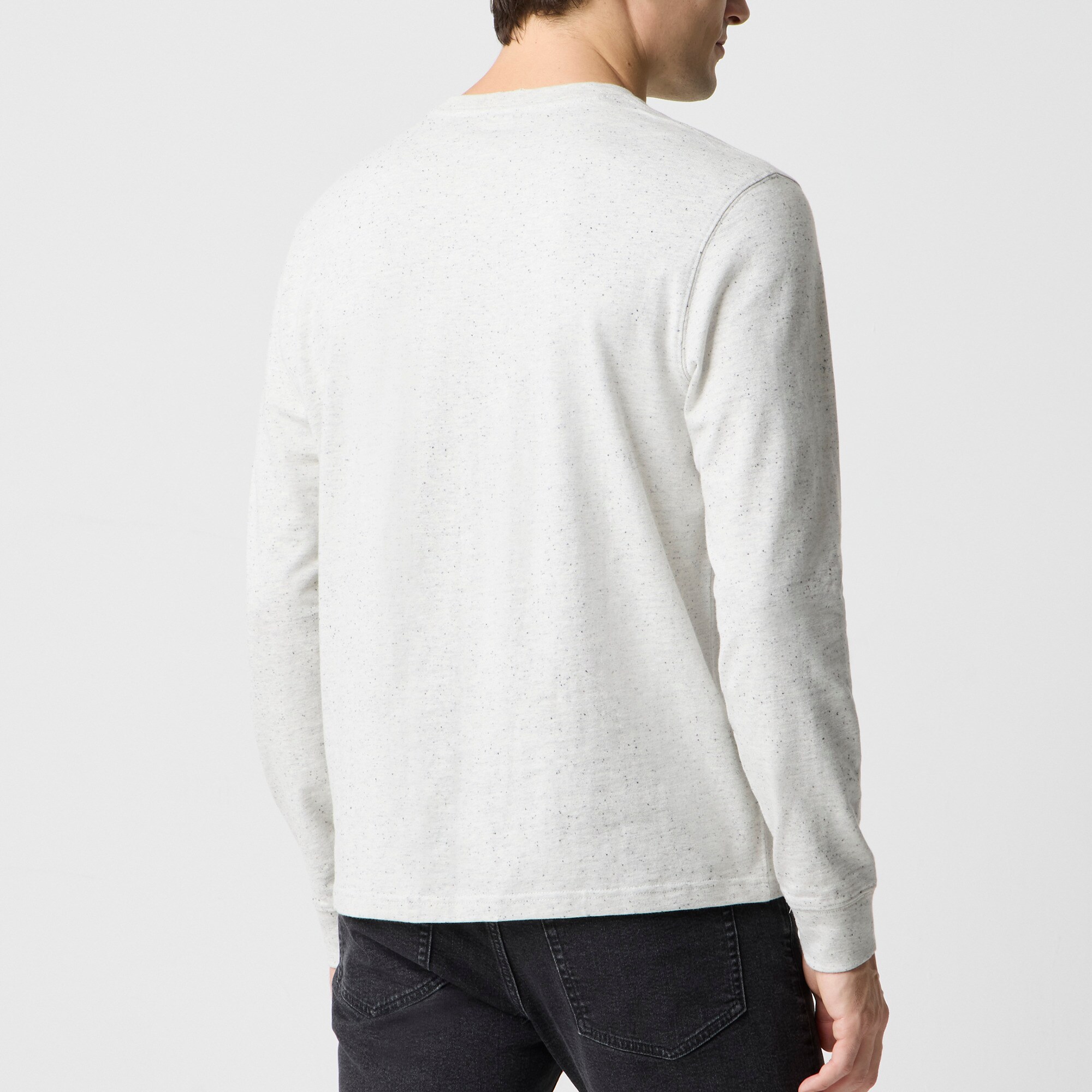 Long-sleeve rugby jersey henley