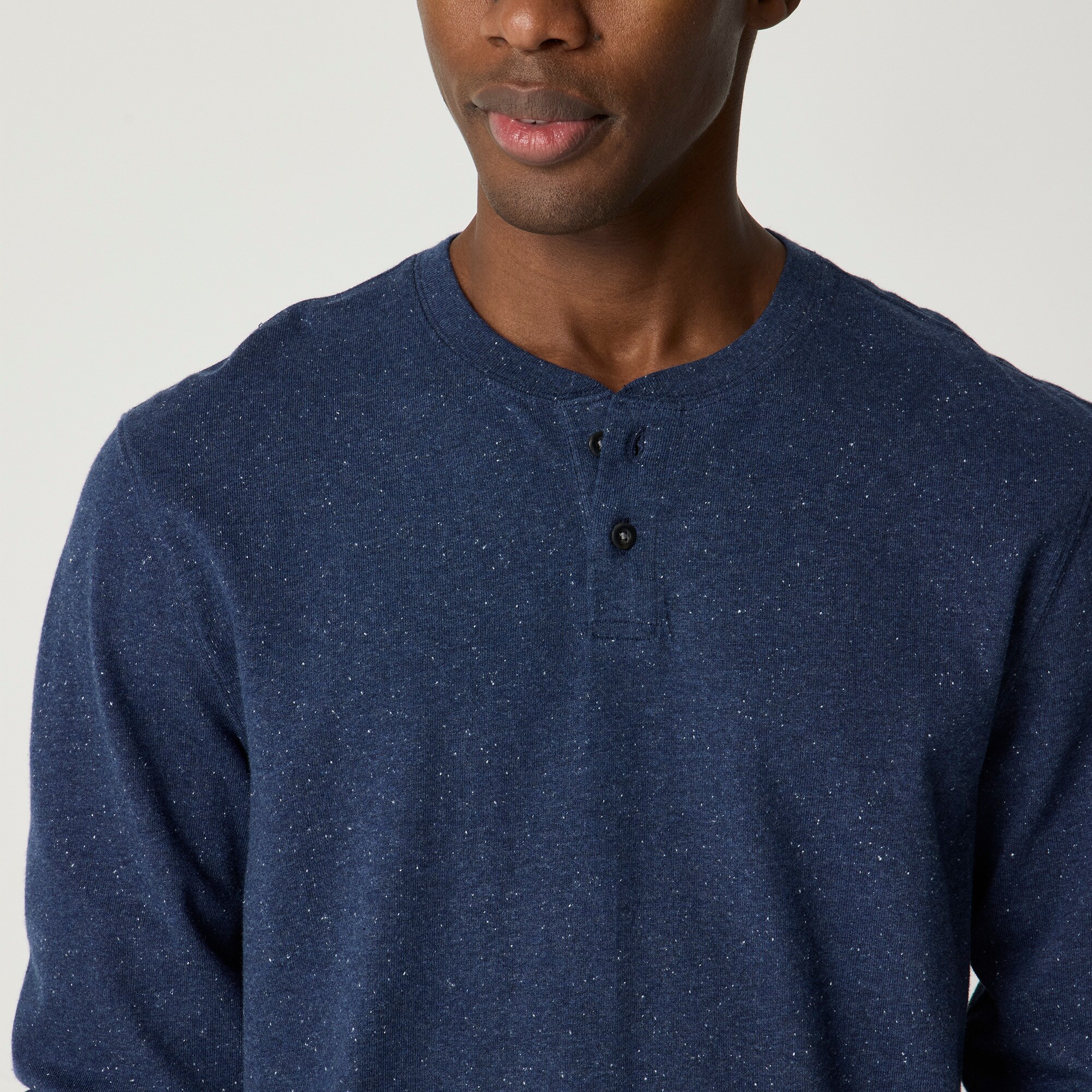 Long-sleeve rugby jersey henley