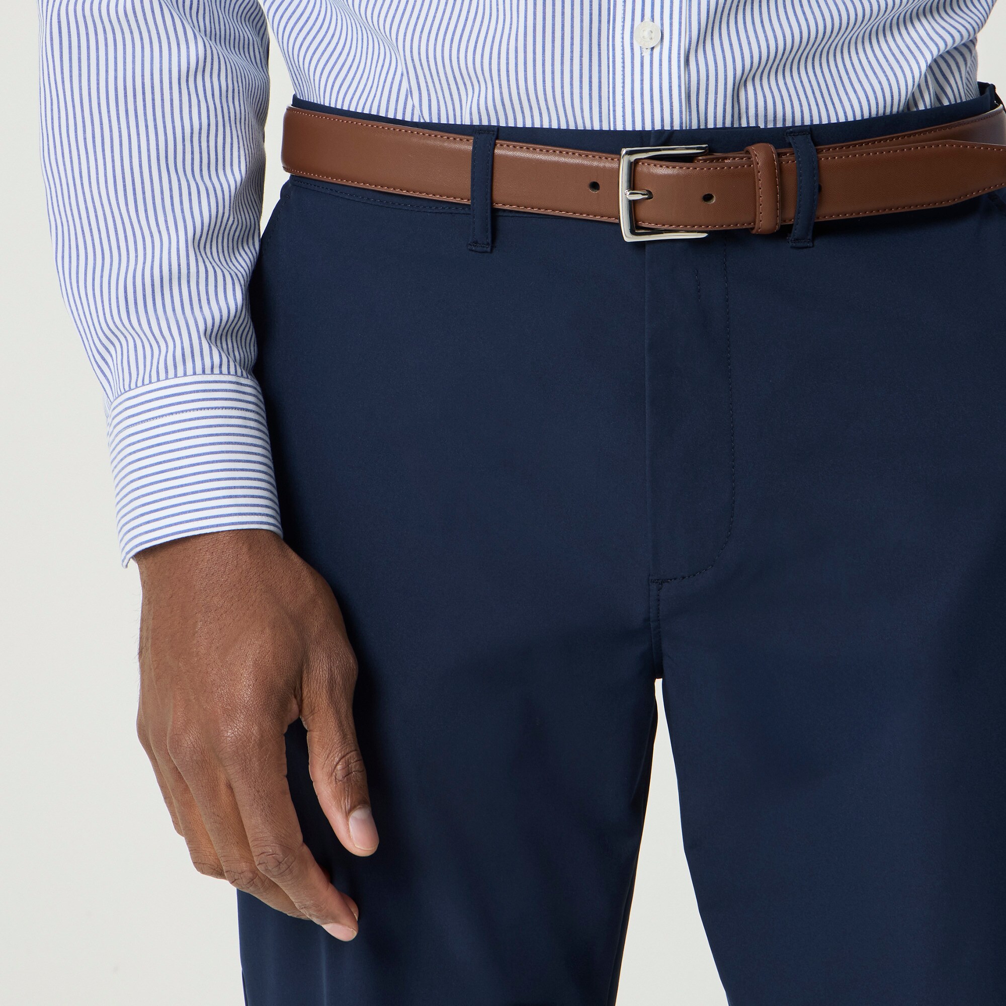 Straight-fit tech chino pant