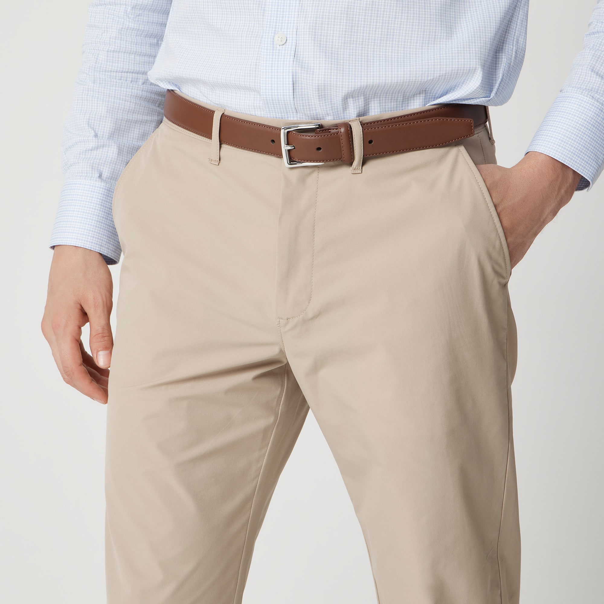 Straight-fit Tech Chino Pant For Men | Factory
