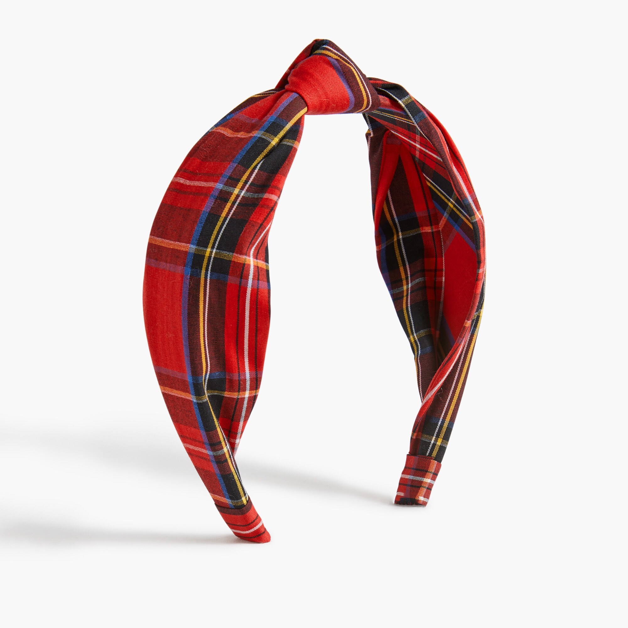 Tartan knot headband