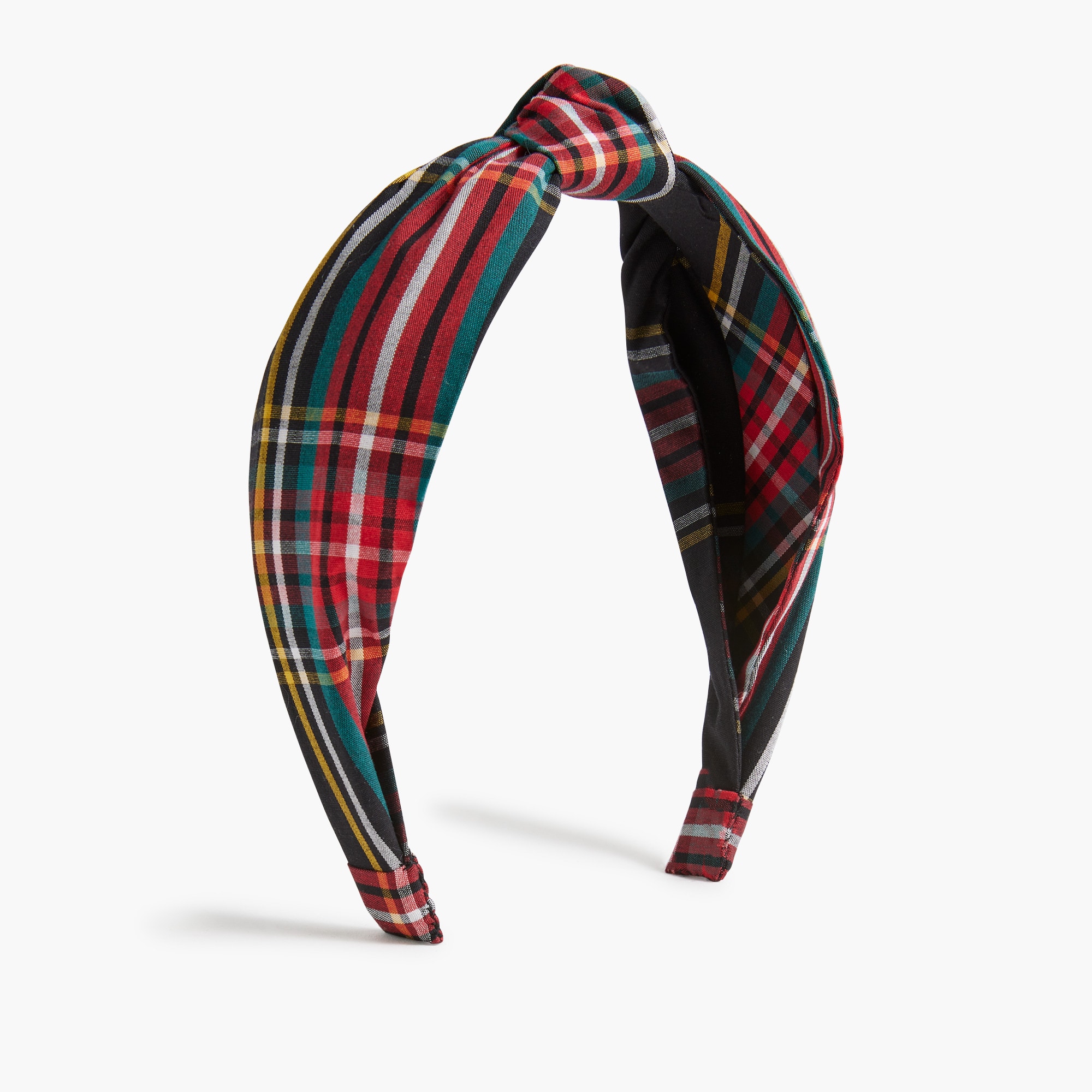 tartan knot headband for women