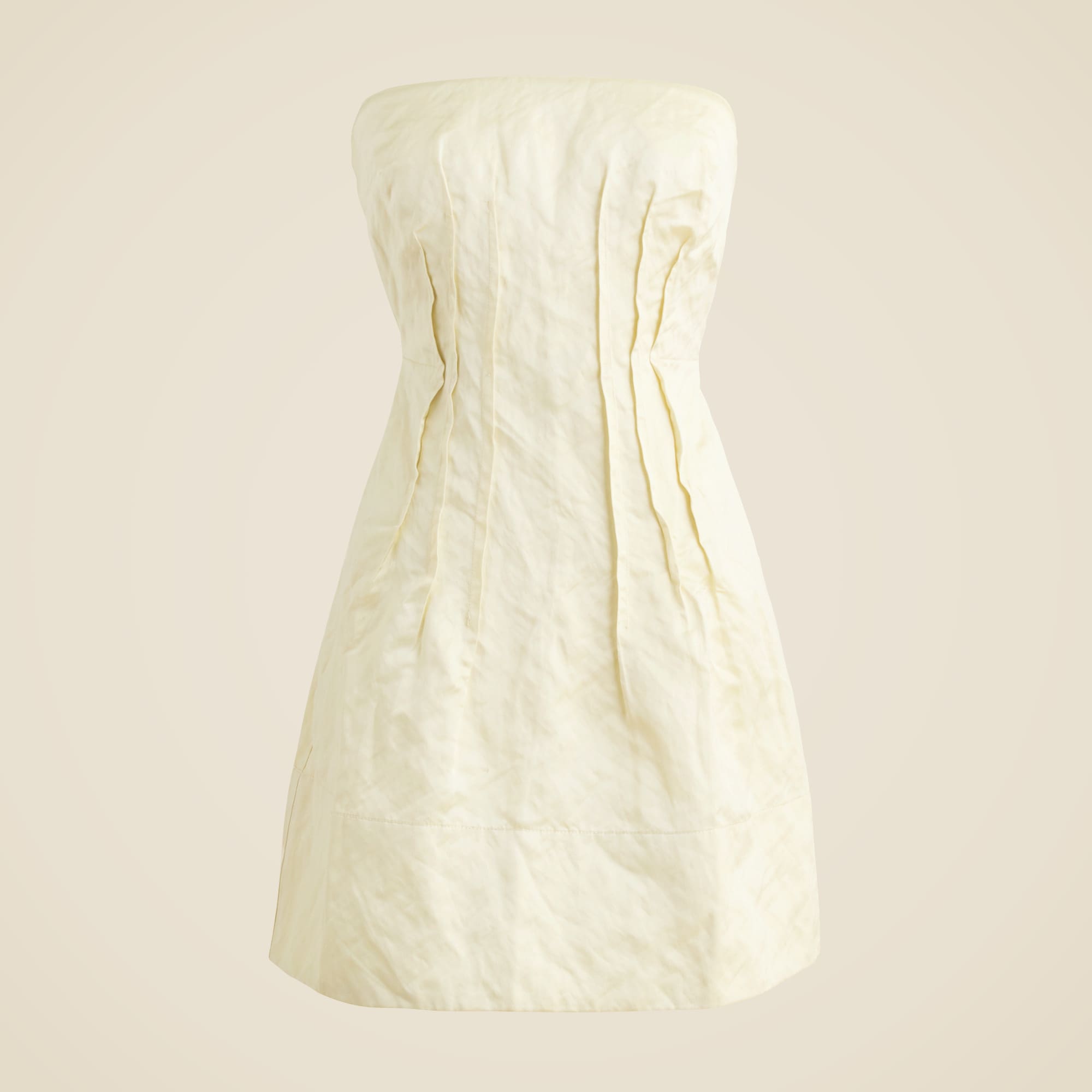 Collection Strapless Mini Dress In Memory Satin For Women | J.Crew