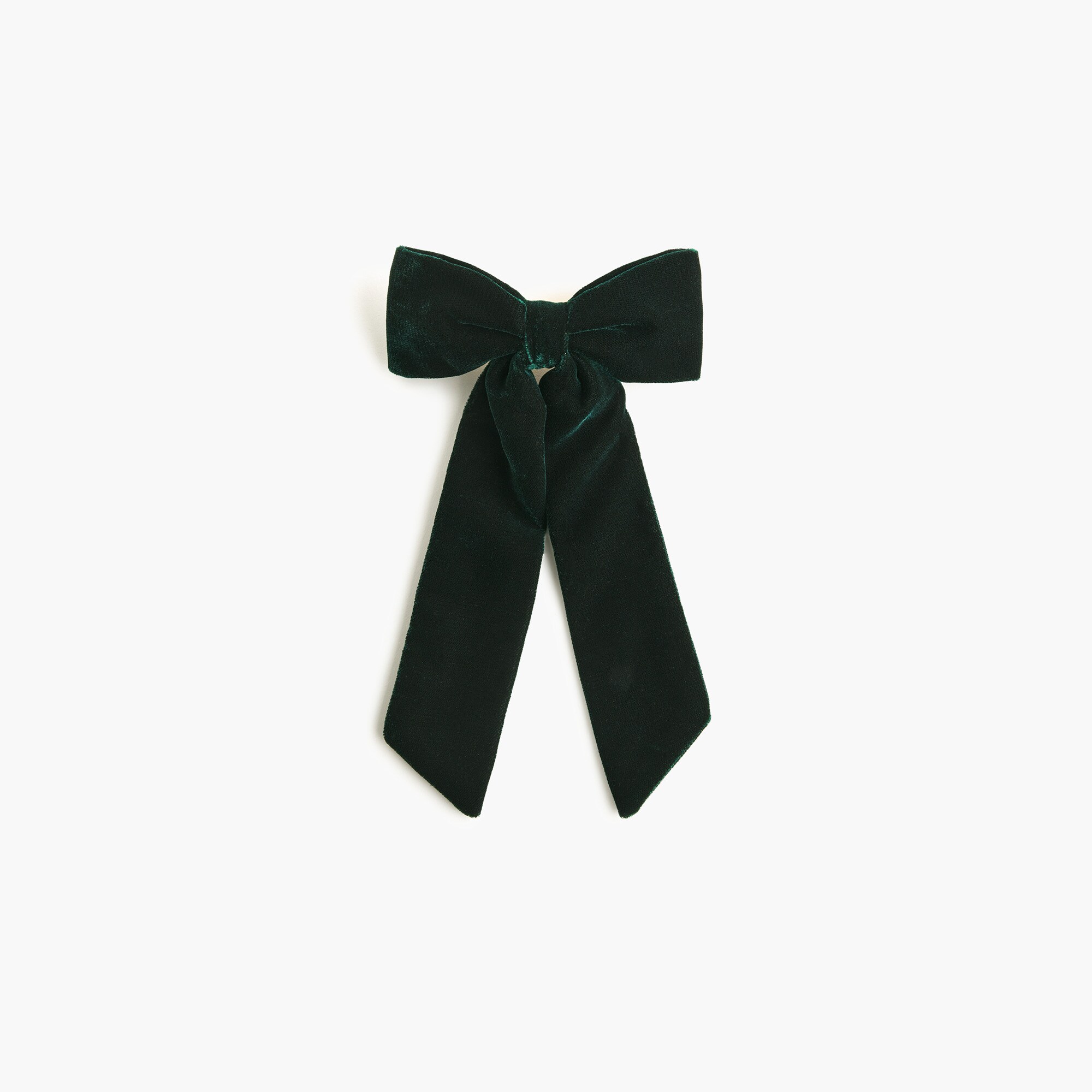 womens Velvet bow barrette