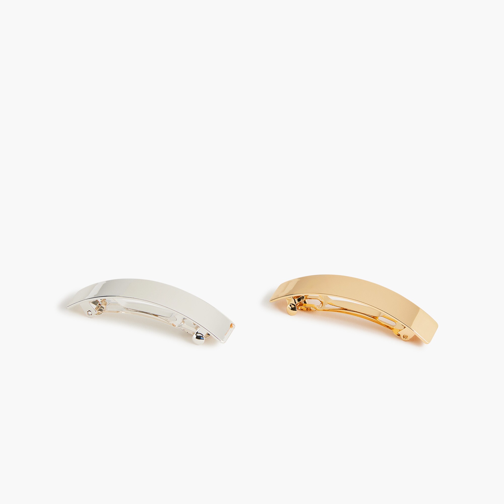womens Metal barrettes set-of-two