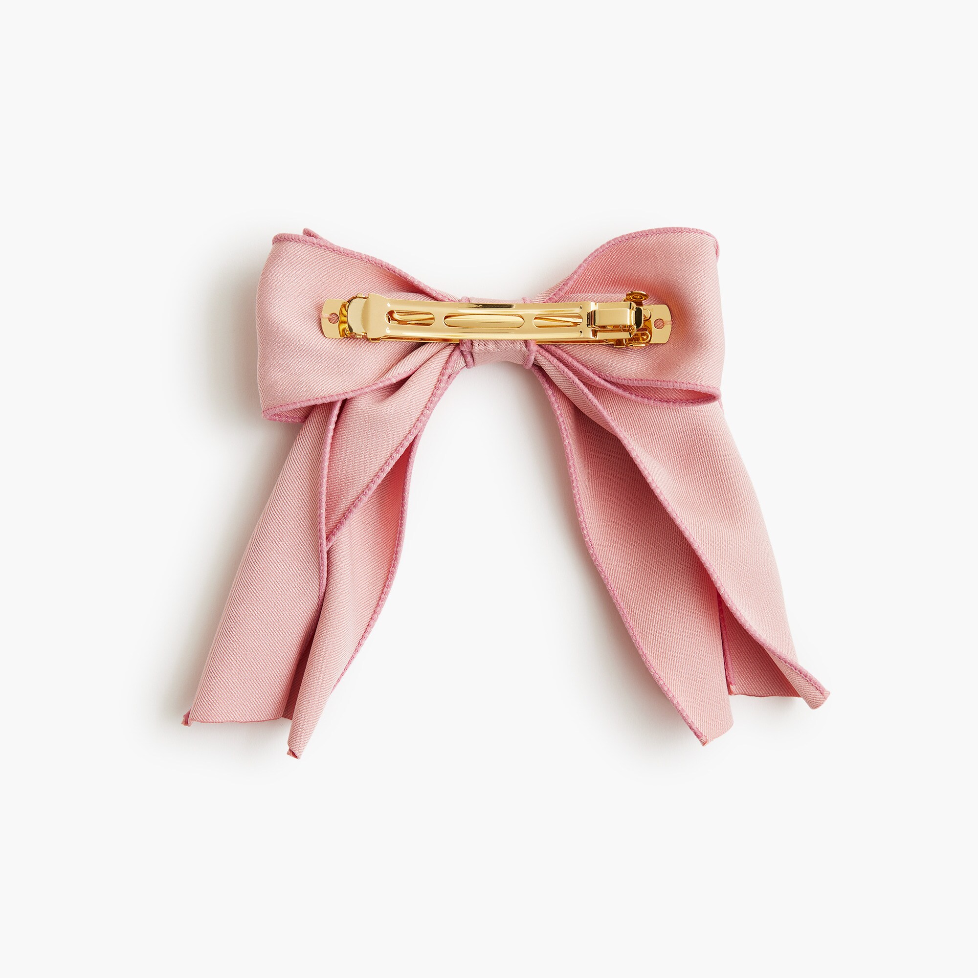 Two-tone bow barrette
