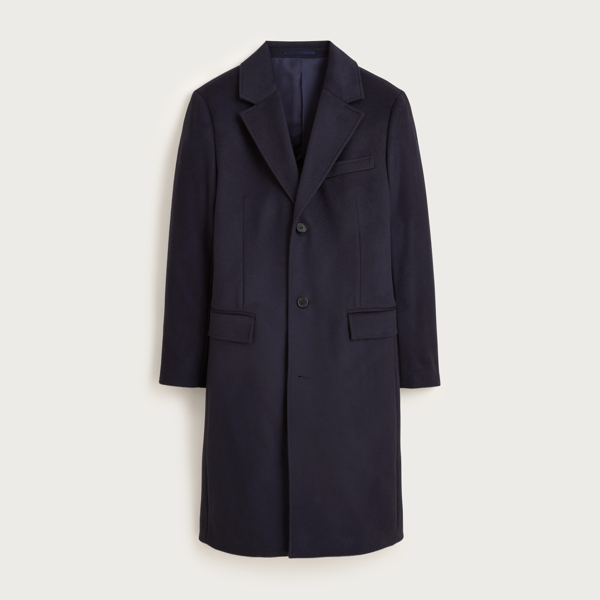 Rivington topcoat in Italian wool blend