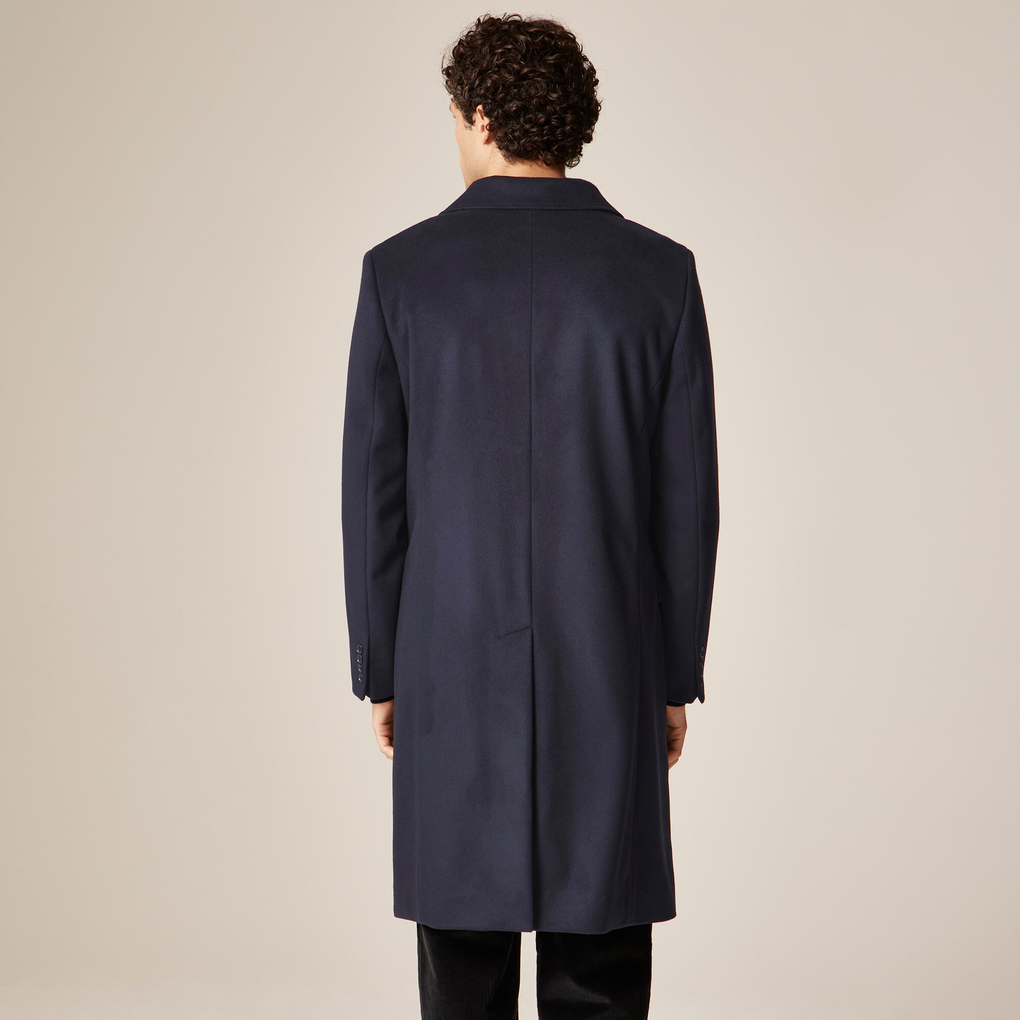 Rivington topcoat in Italian wool blend