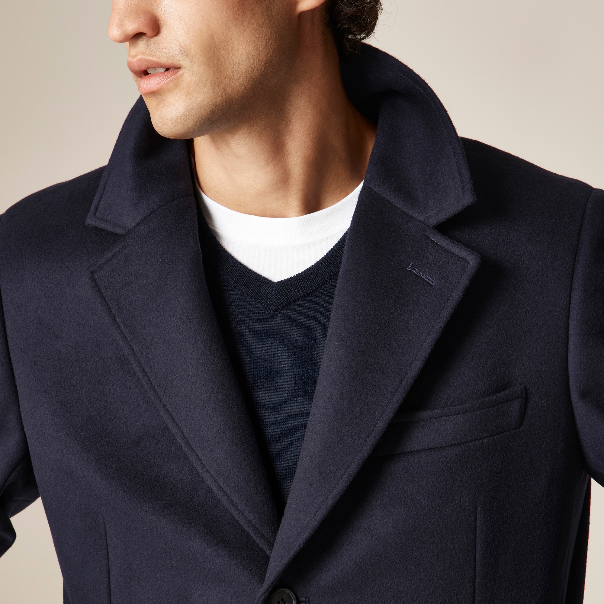 Rivington topcoat in Italian wool blend