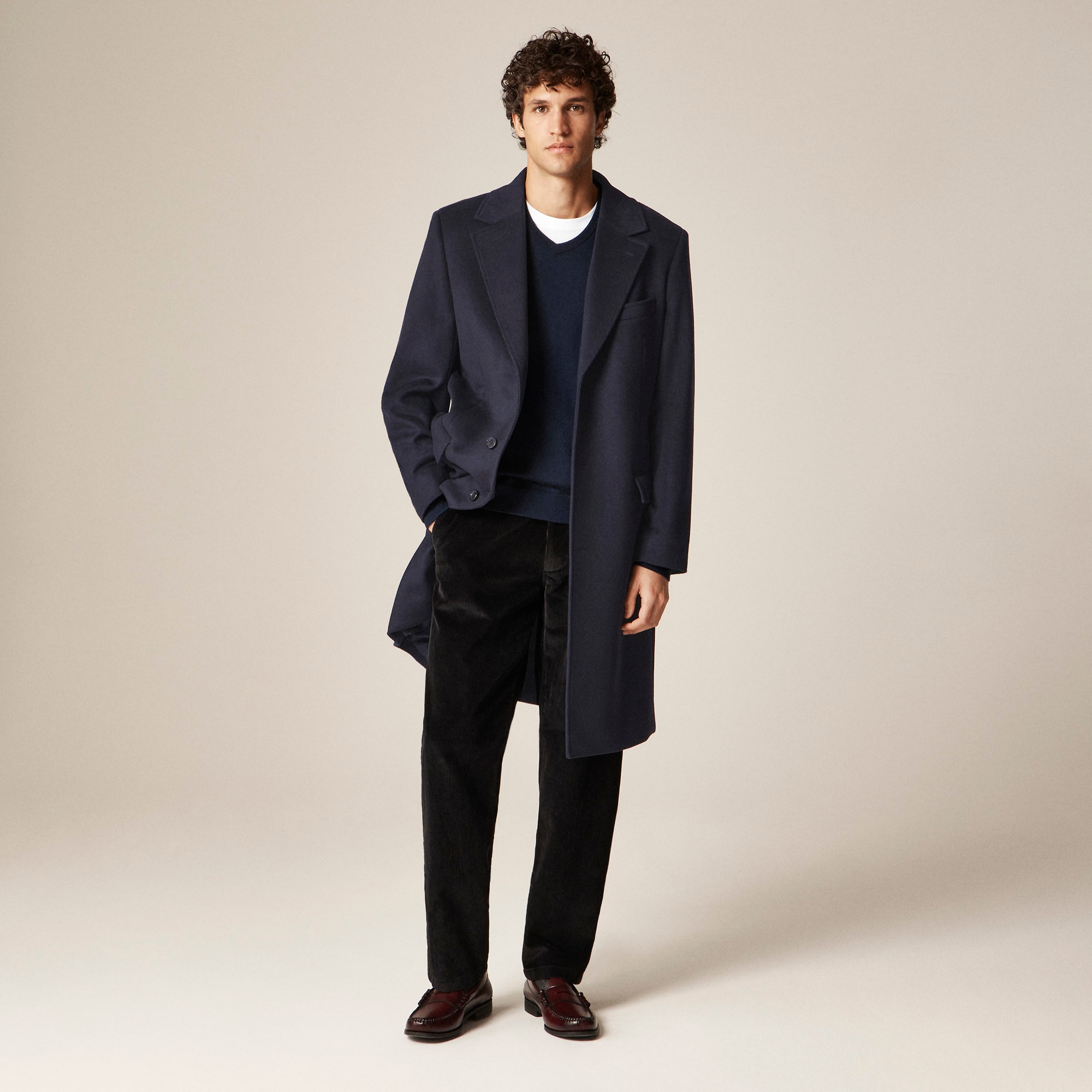  Rivington topcoat in Italian wool blend