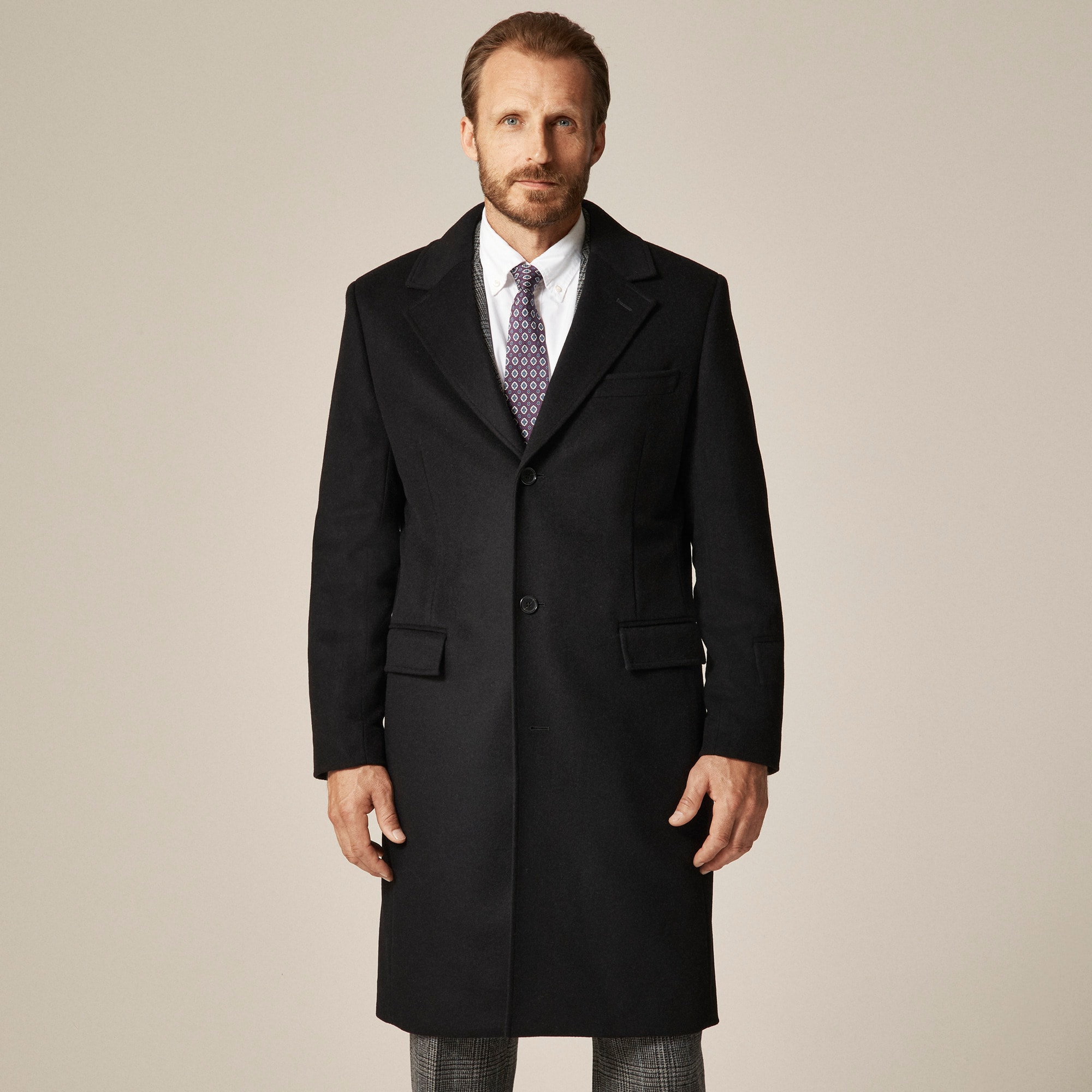 Rivington topcoat in Italian wool blend