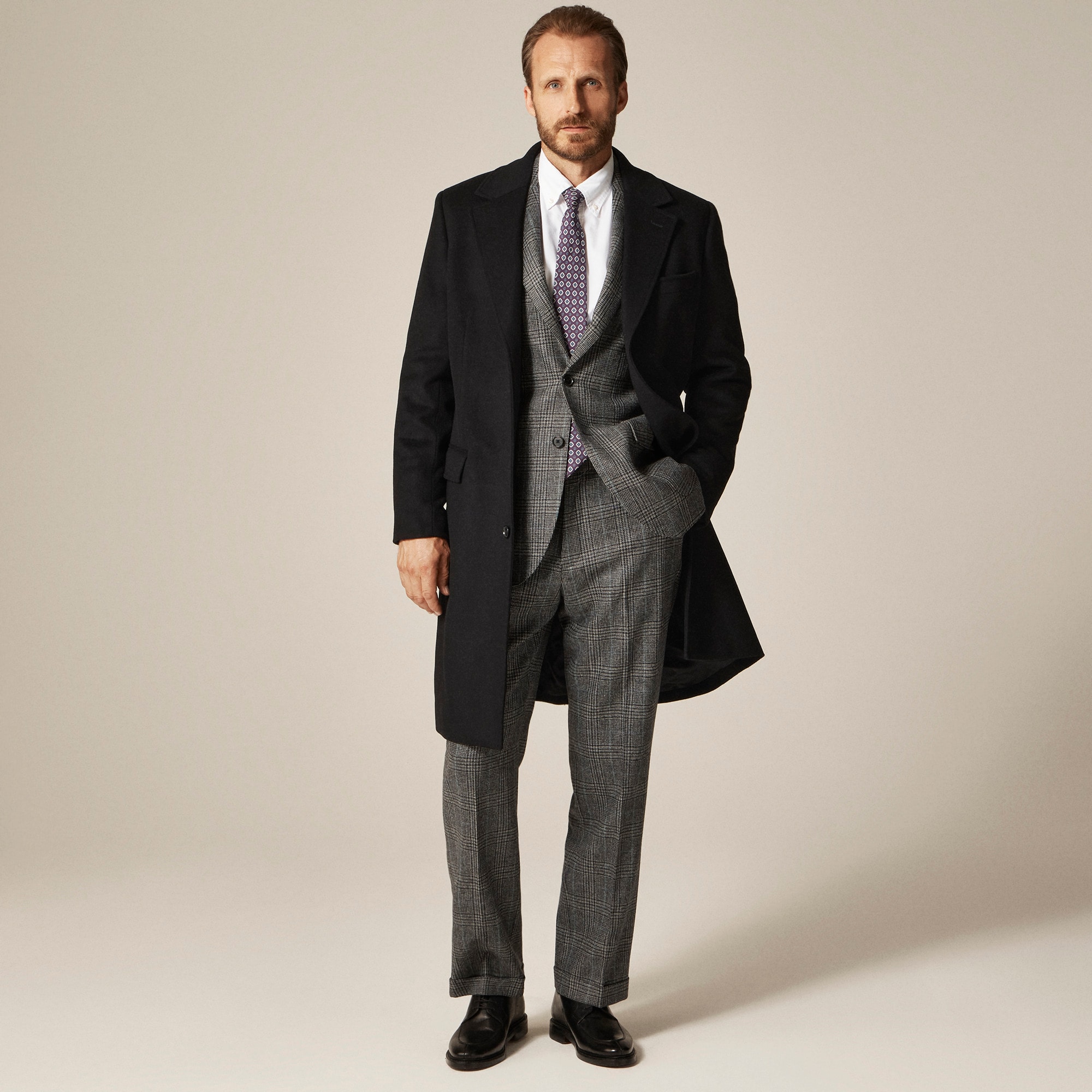 Rivington Topcoat In Italian Wool Blend For Men | J.Crew