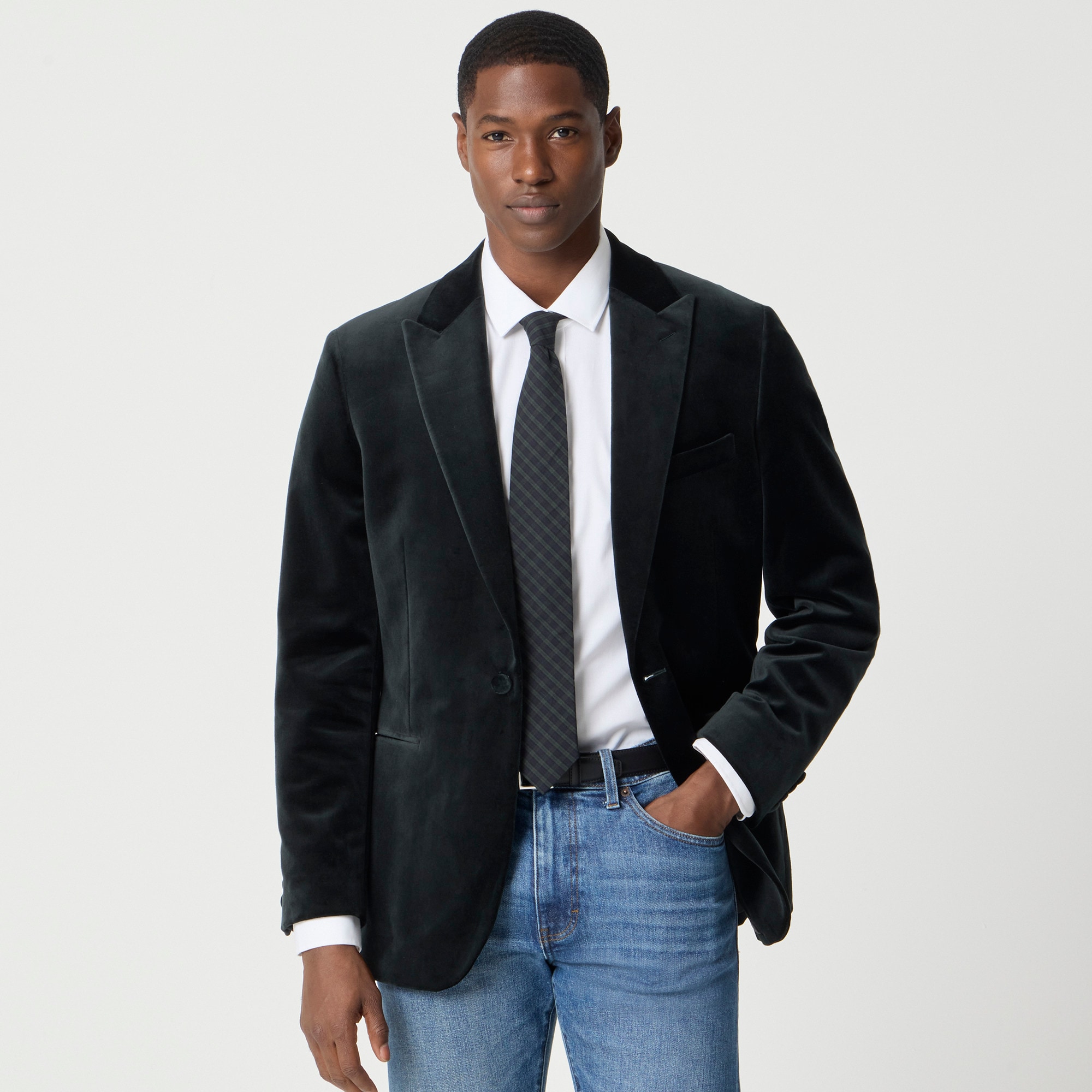 Velvet blazer