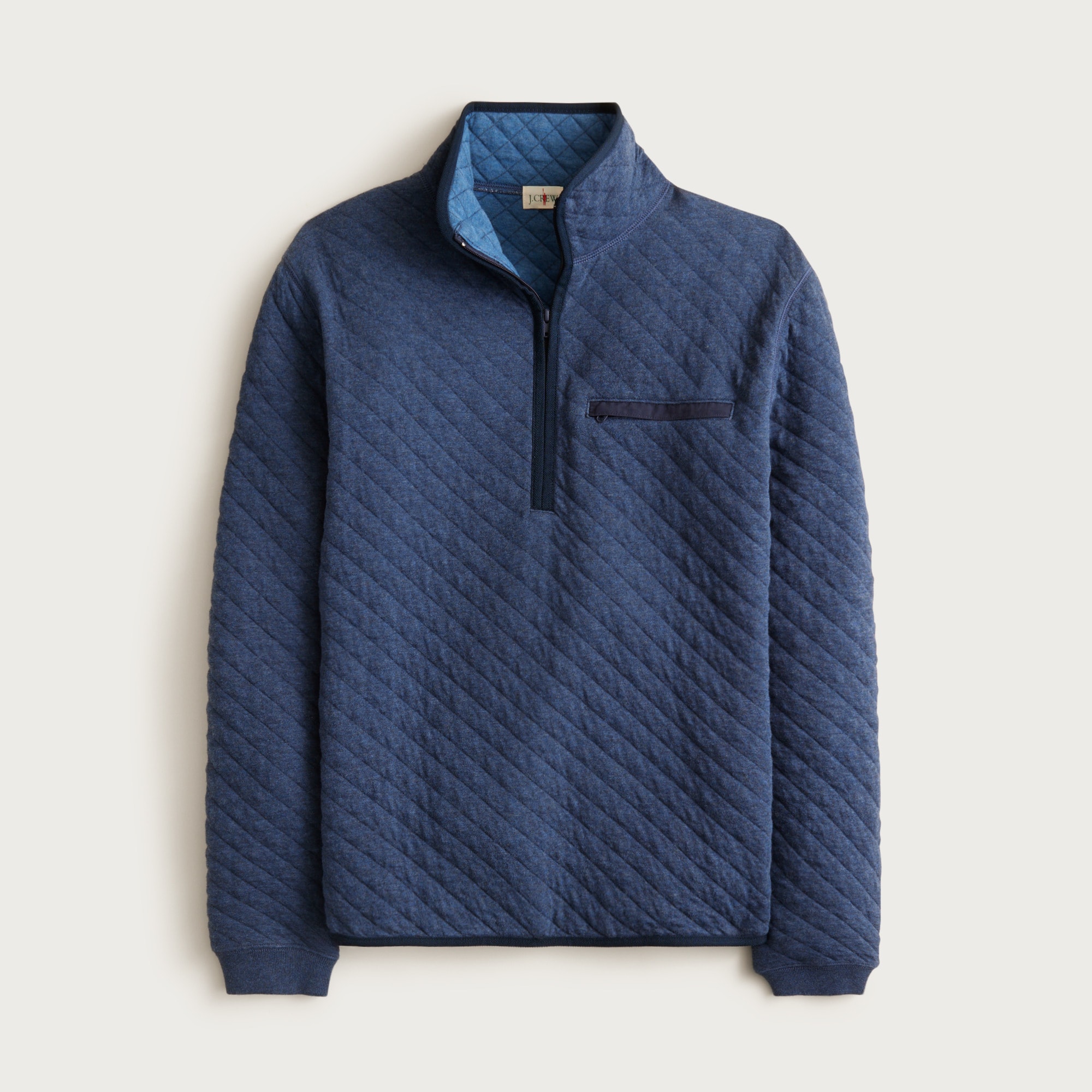 Seaboard soft-knit half-zip pullover