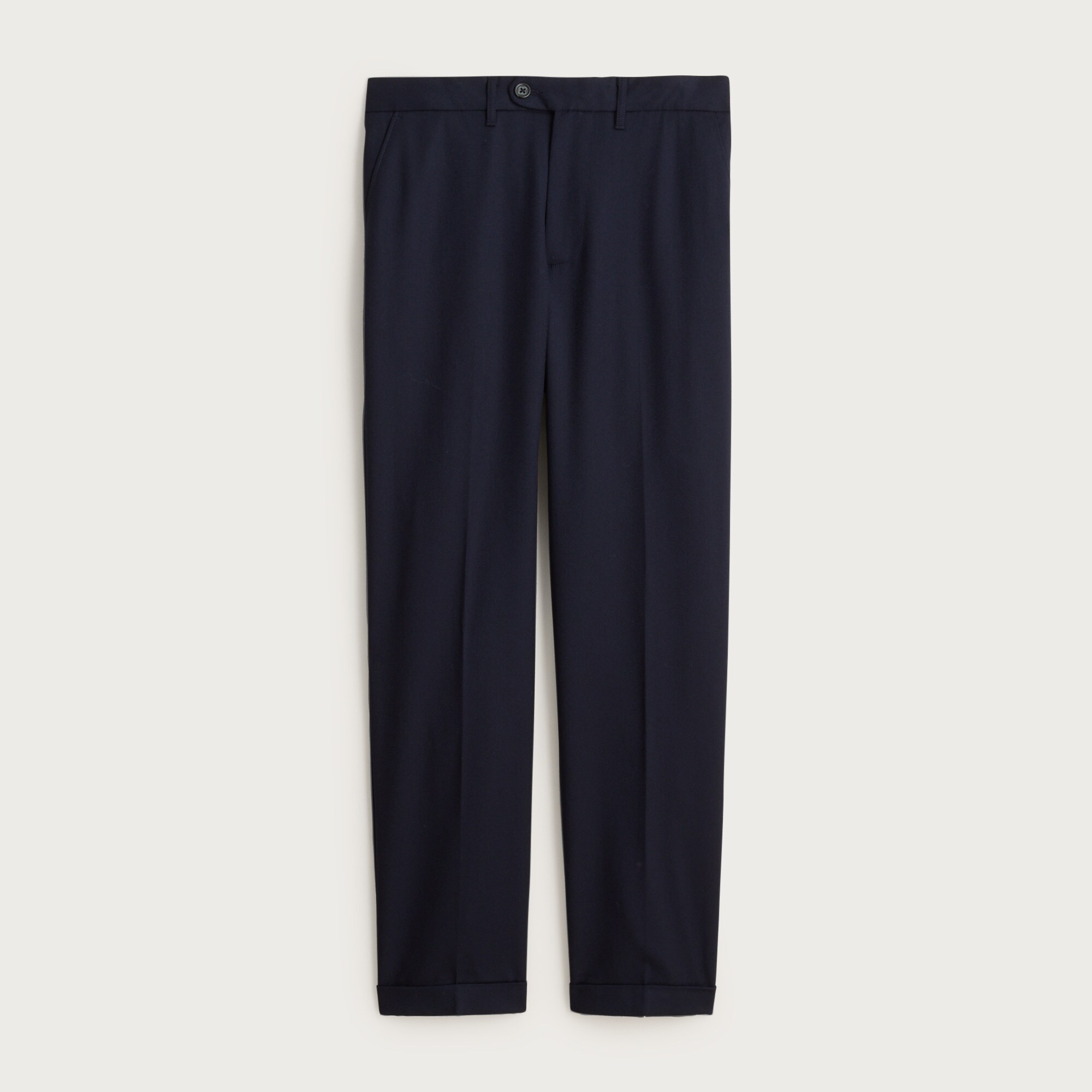  Classic creased wool trouser