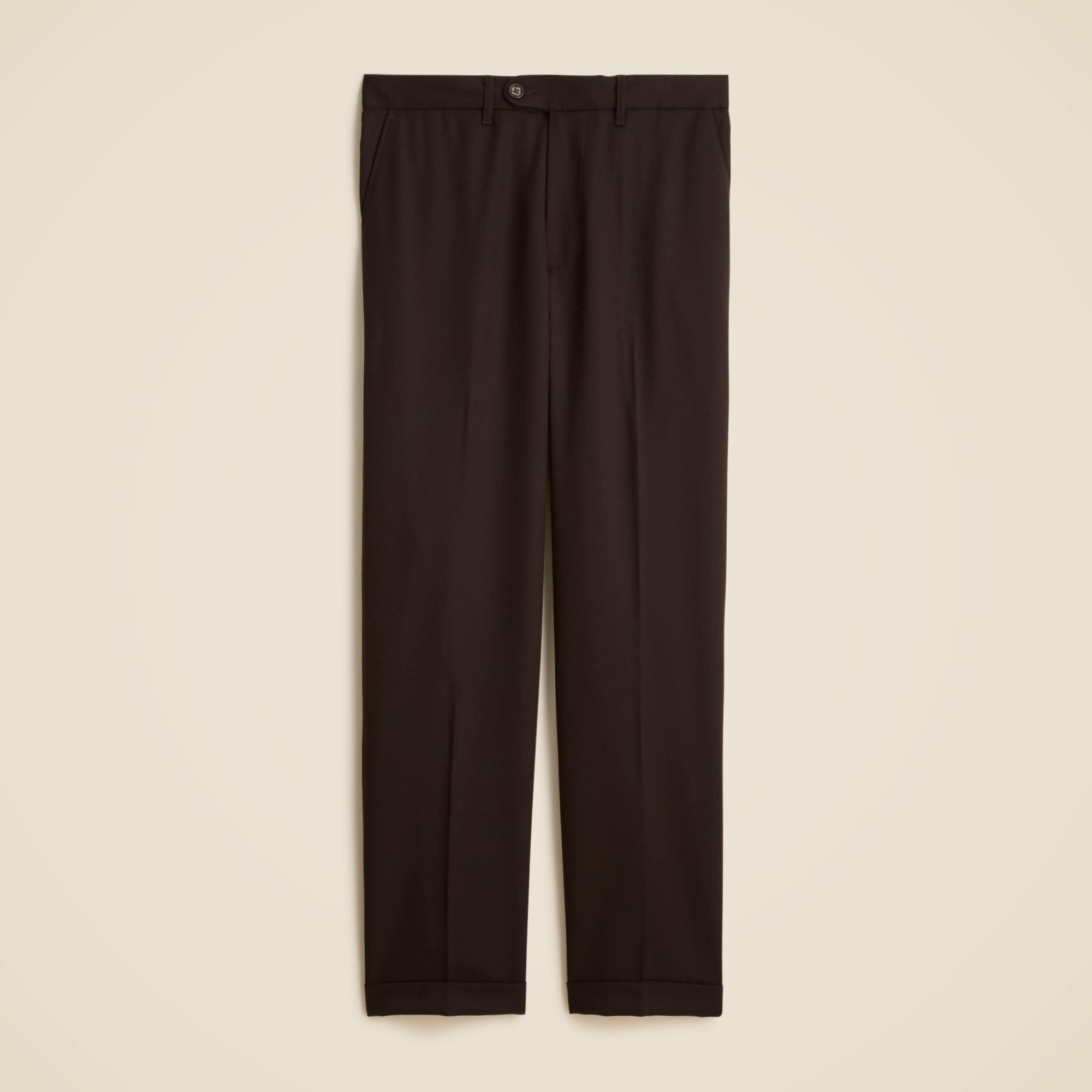 Classic creased wool trouser