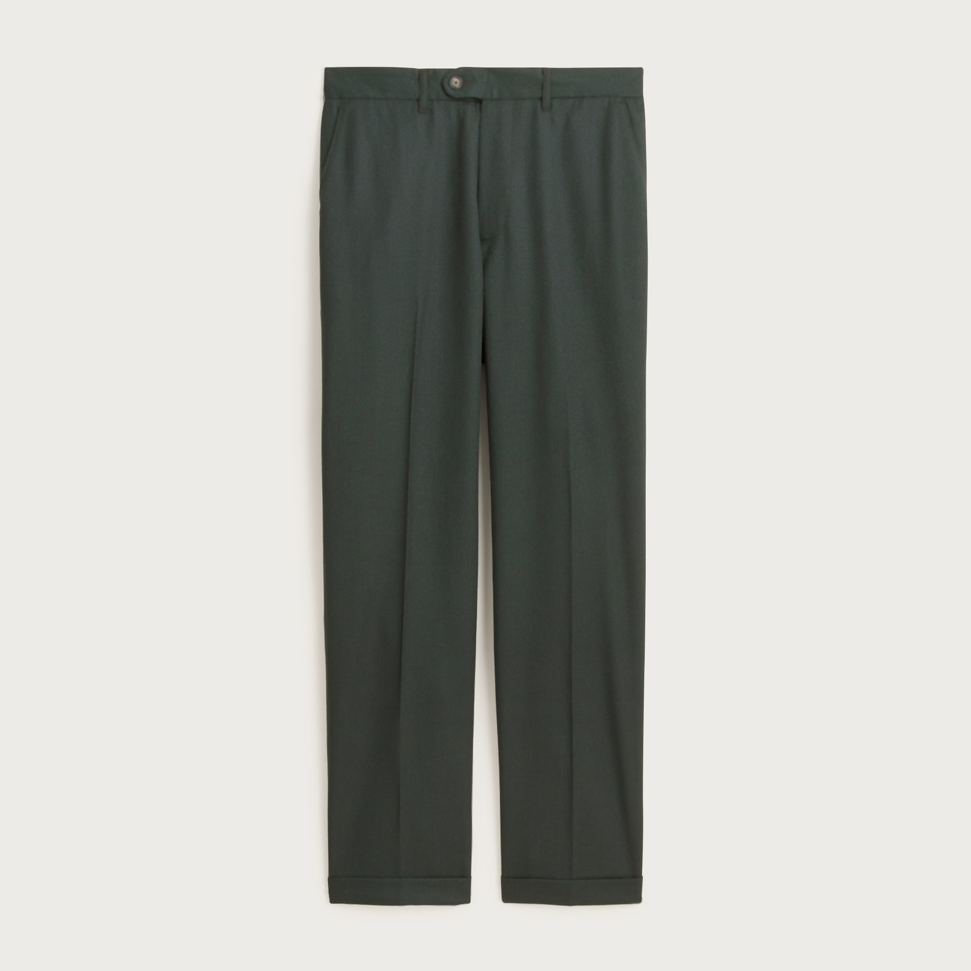 Classic Creased Wool Trouser For Men | J.Crew