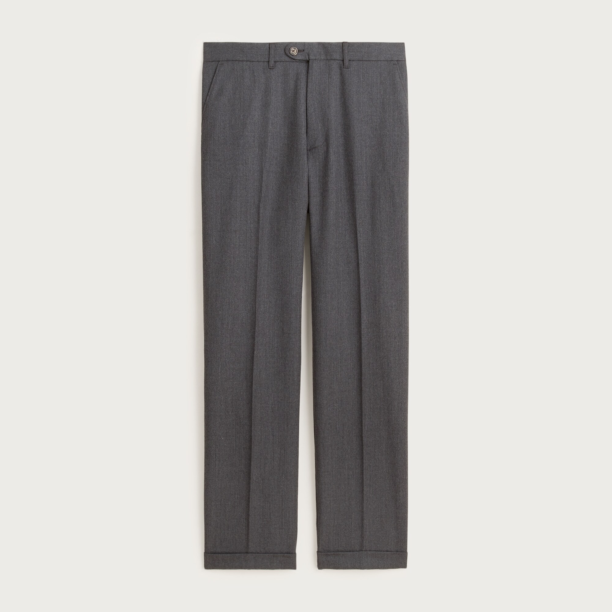  Classic creased wool trouser