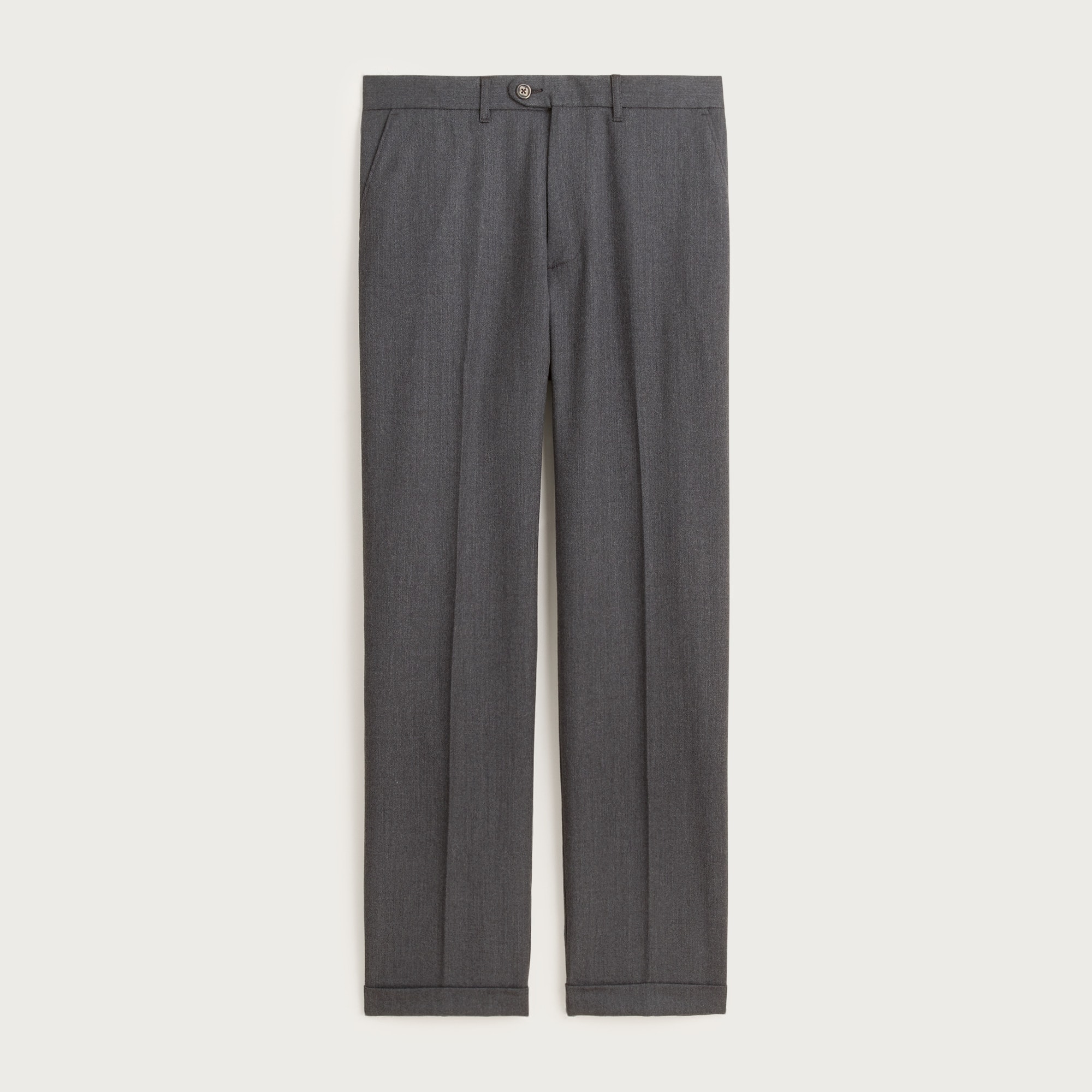 Classic creased wool trouser