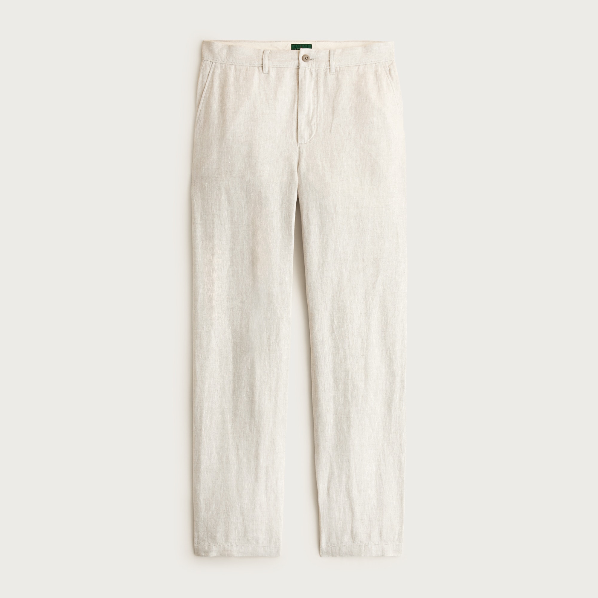Classic-fit linen trouser