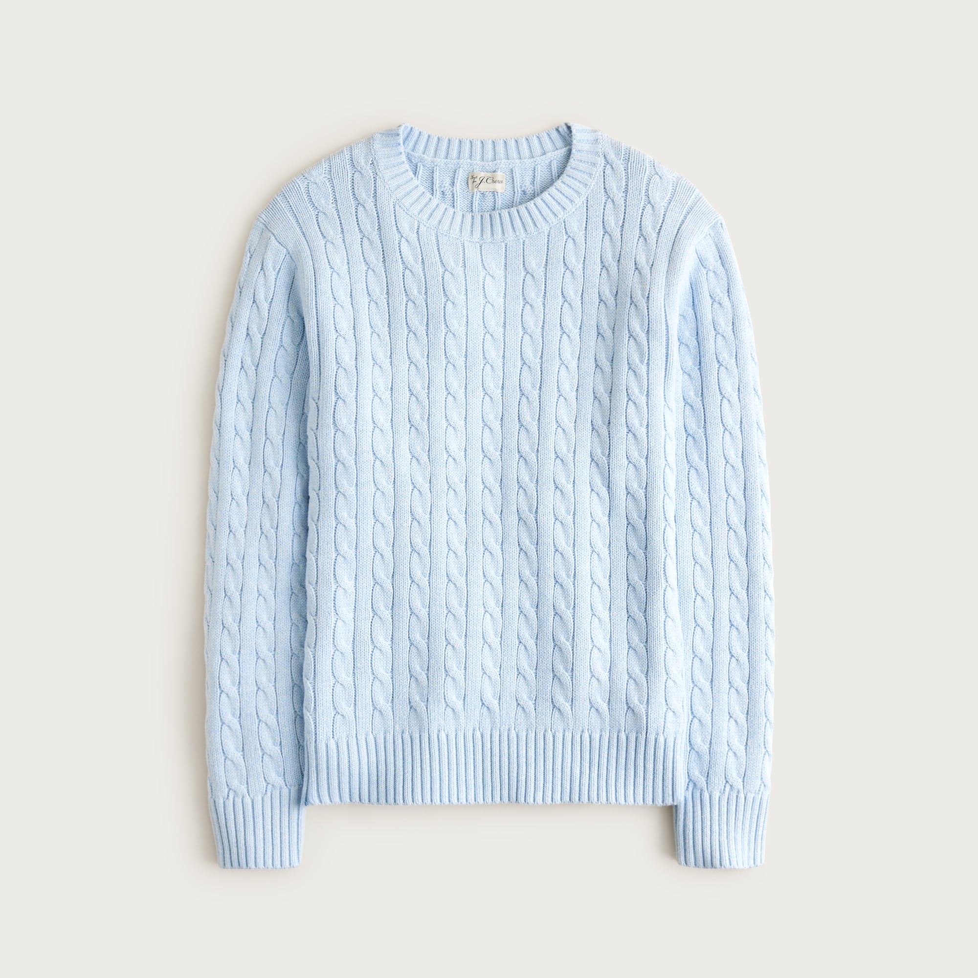 Heritage cotton cable-knit sweater