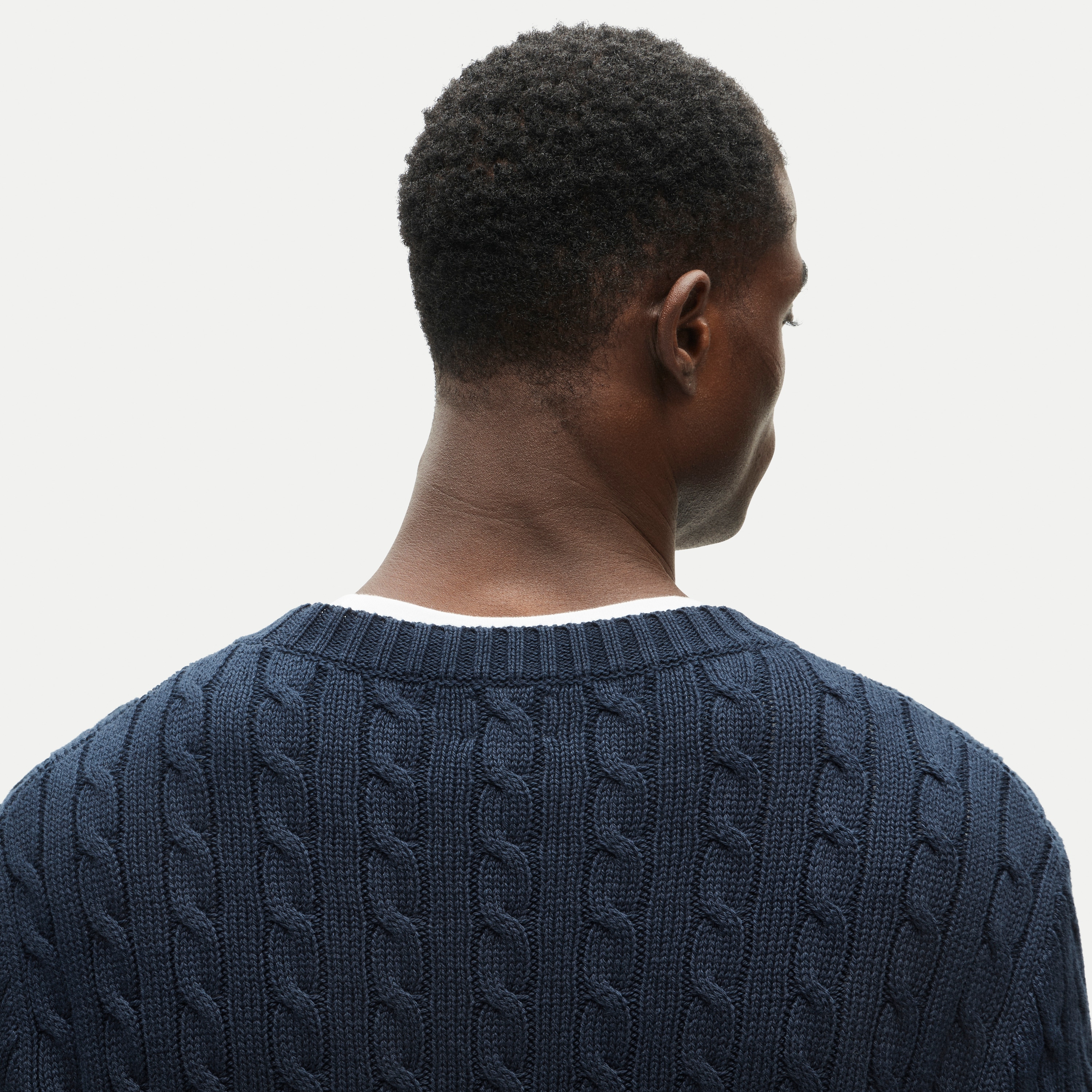 Heritage cotton cable-knit sweater