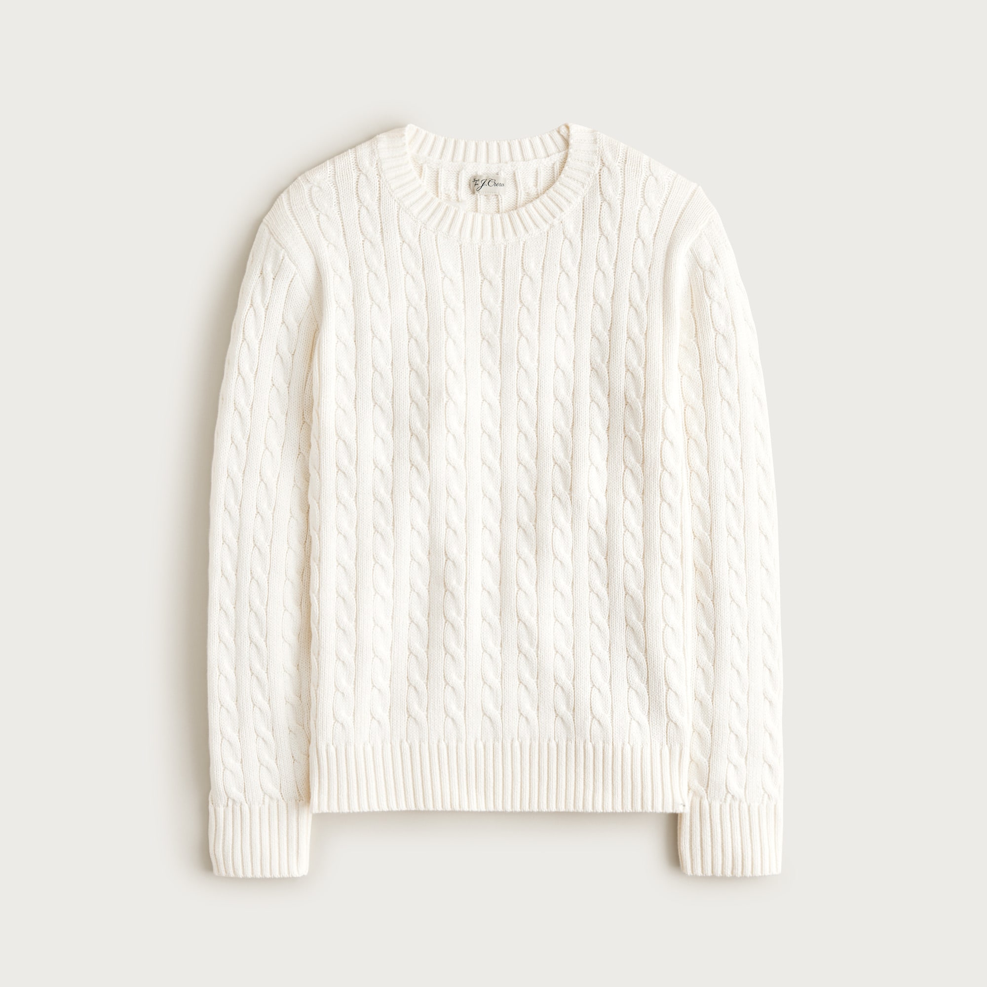  Heritage cotton cable-knit sweater