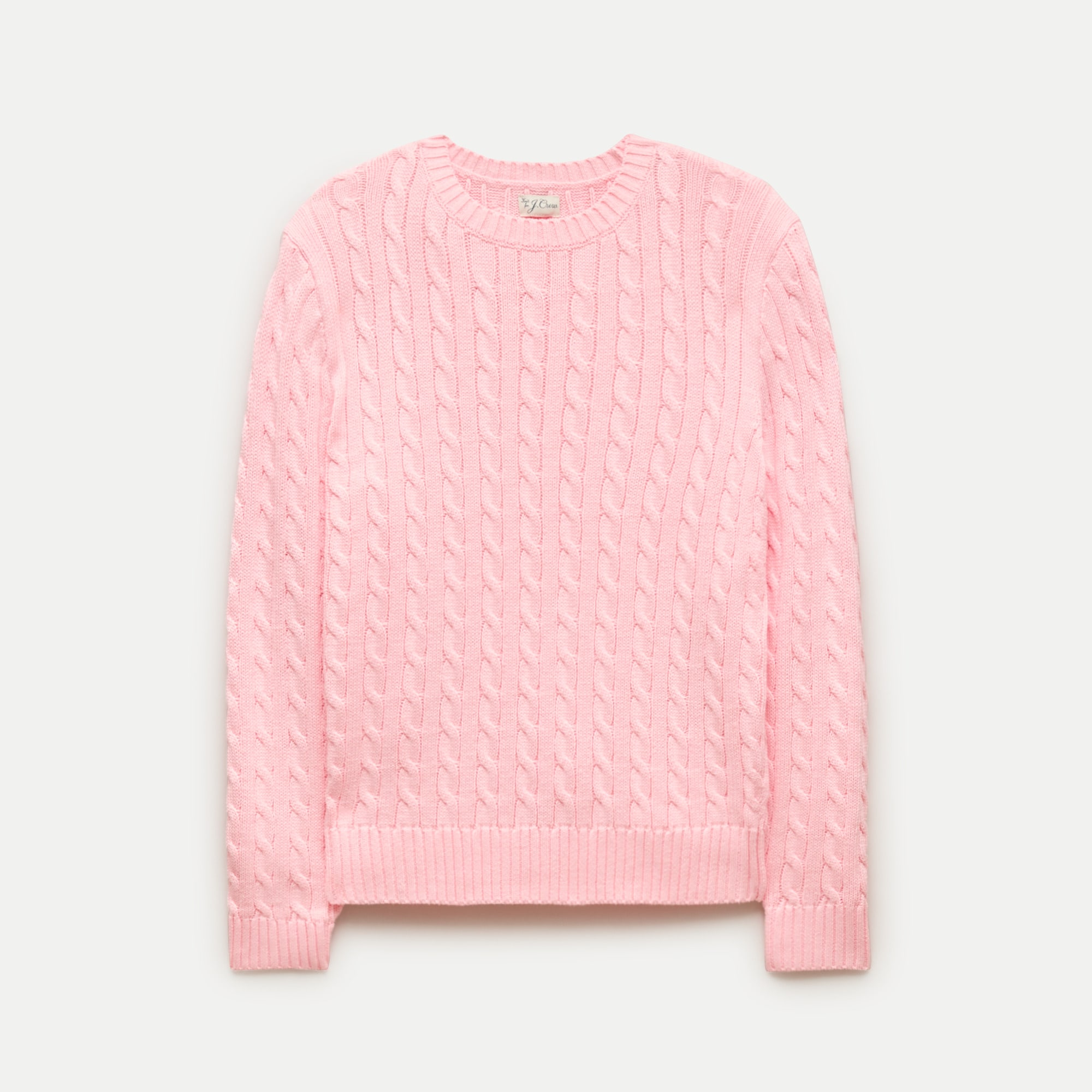 Heritage cotton cable-knit sweater