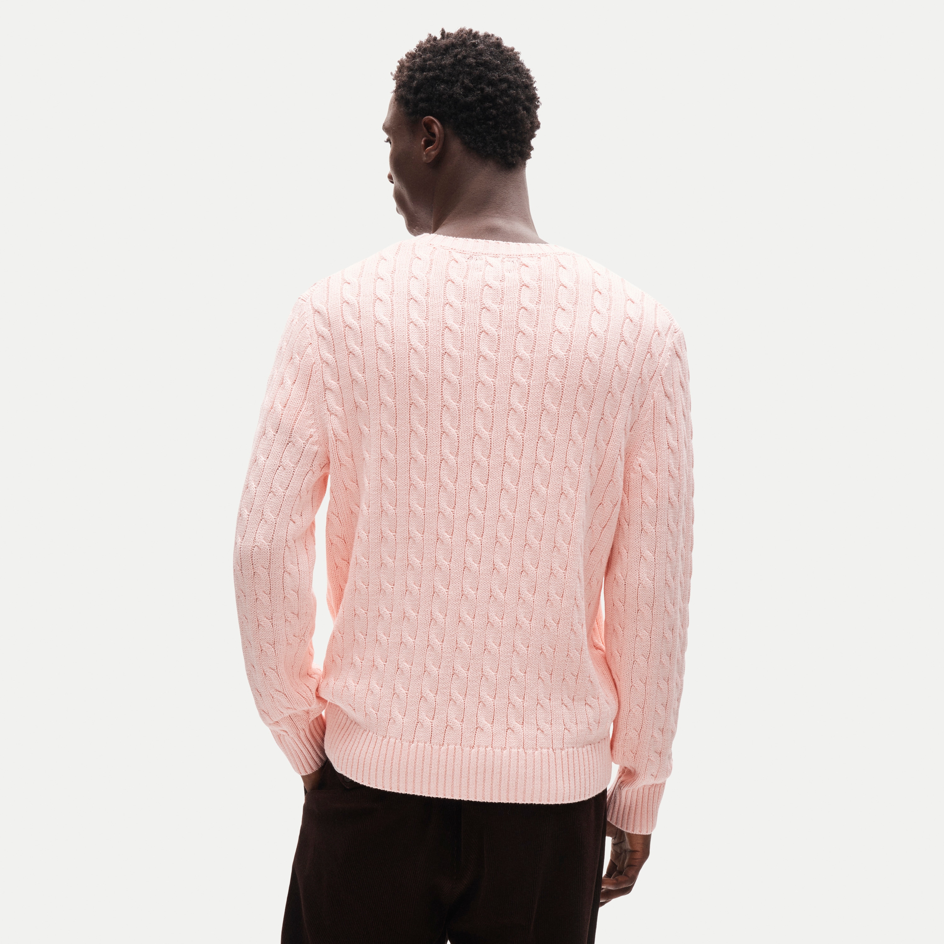 Heritage cotton cable-knit sweater