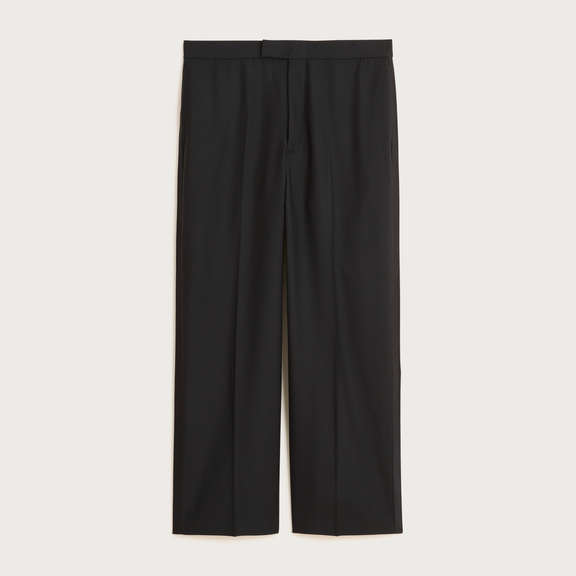 Relaxed-fit tuxedo pant in Italian wool