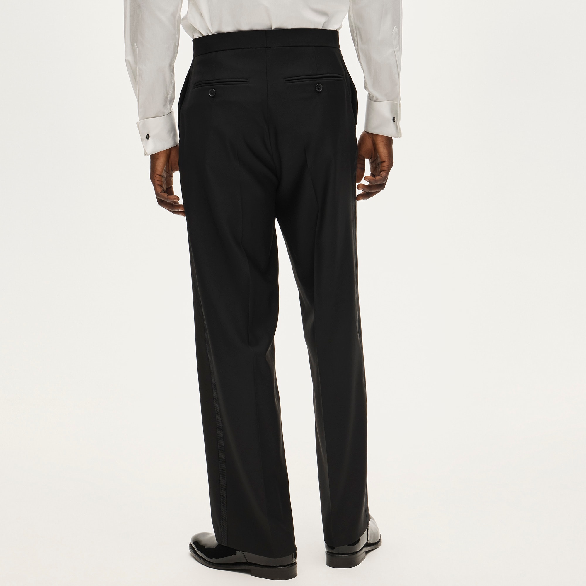 slim fit dress slacks Relaxed Fit Black Leather Pants Mens – Trendy Jacket