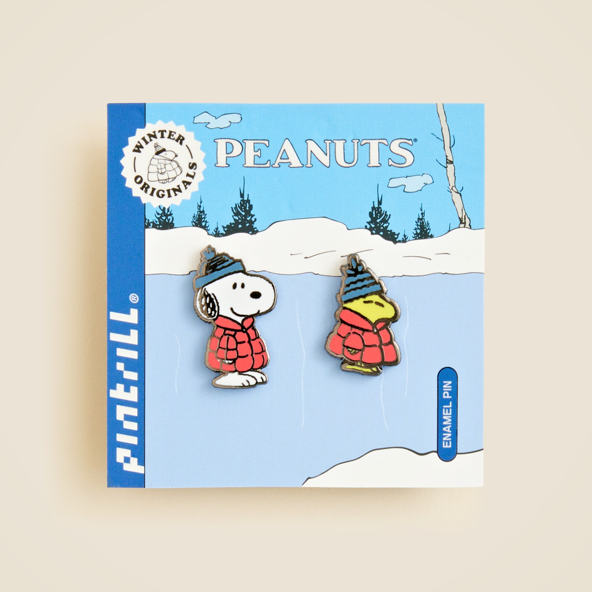 Pintrill® kids' Snoopy and Woodstock pins set