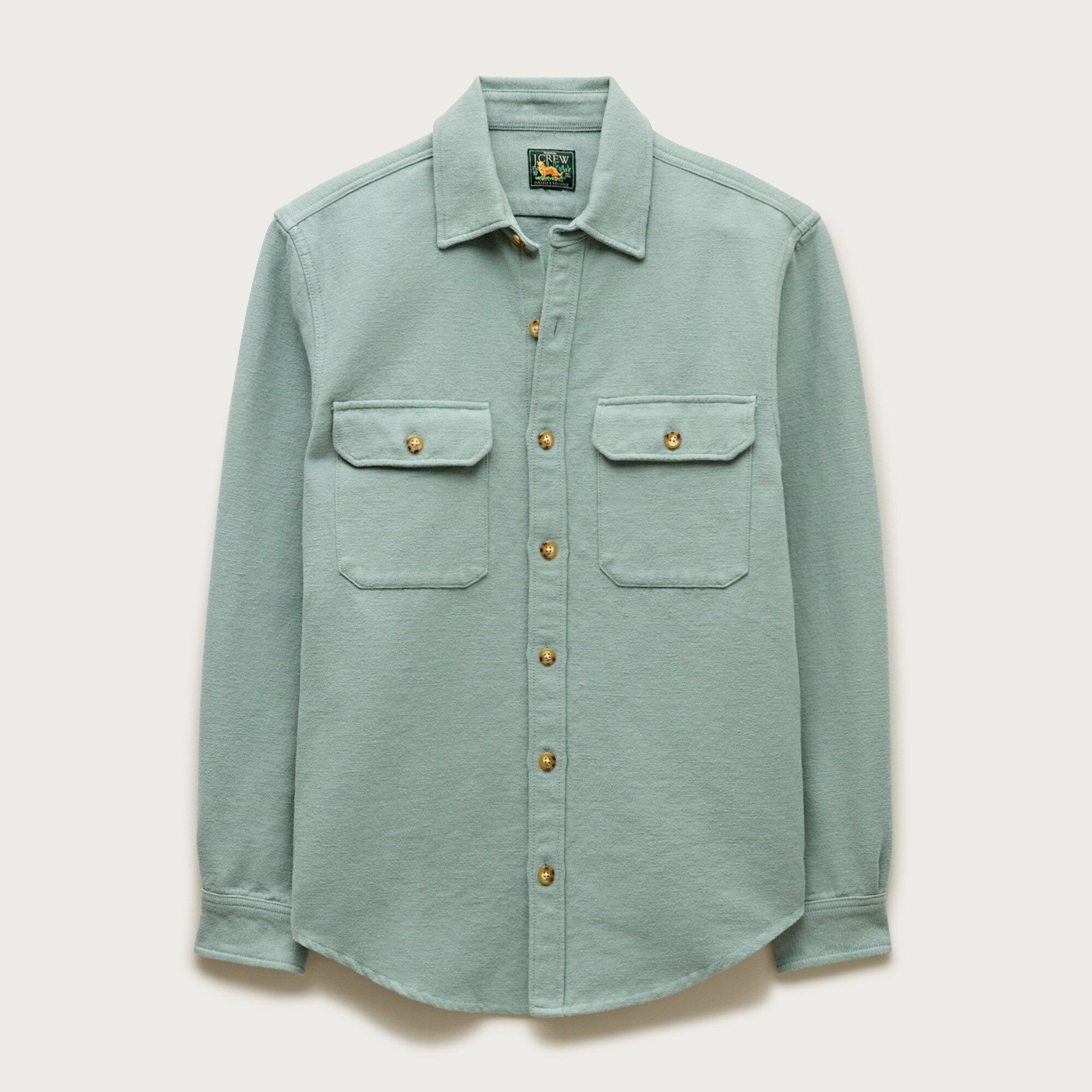  Heavyweight chamois workshirt in Japanese cotton