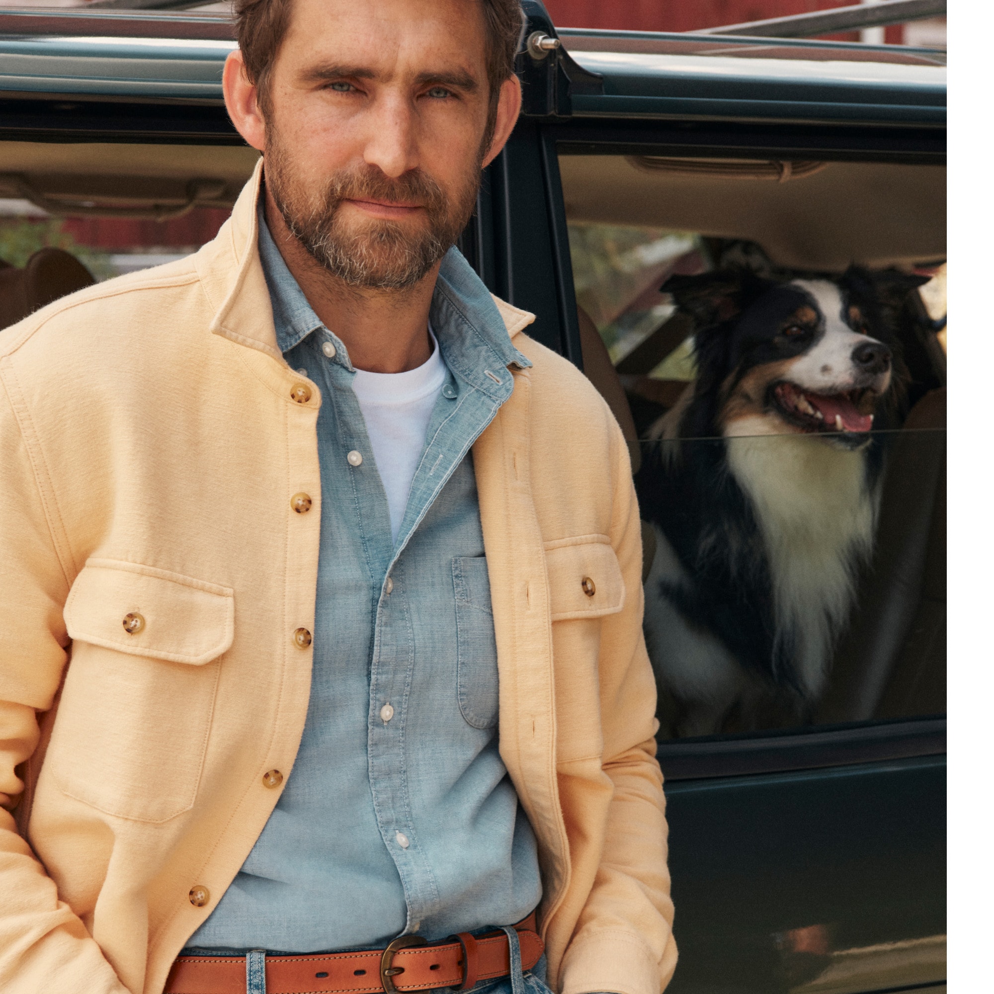 Heavyweight Chamois Workshirt In Japanese Cotton For Men | J.Crew