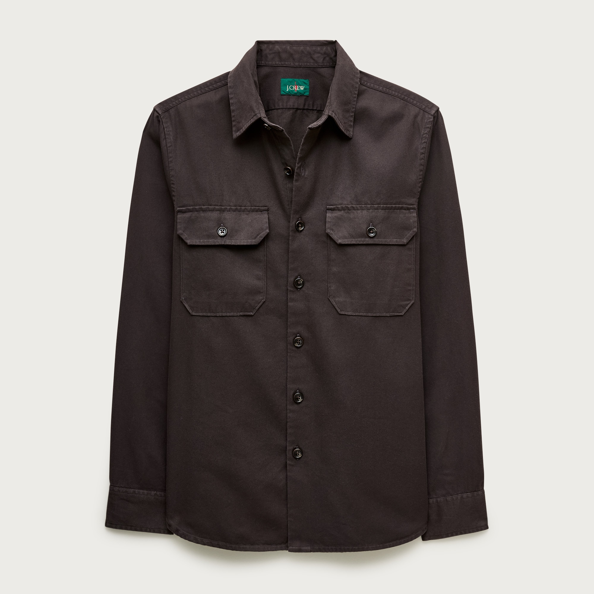 Twill workshirt in cotton-TENCEL™ lyocell blend