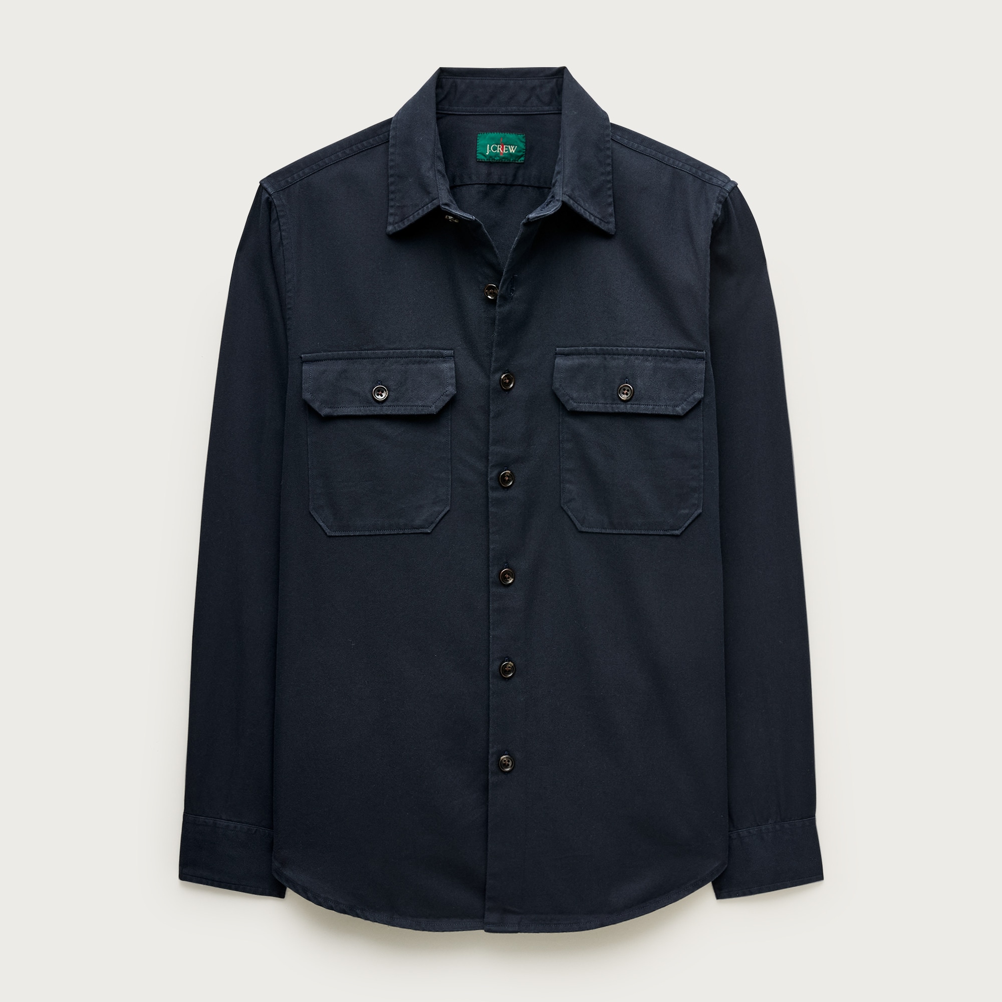 Twill Workshirt In Cotton-TENCEL™ Lyocell Blend For Men | J.Crew