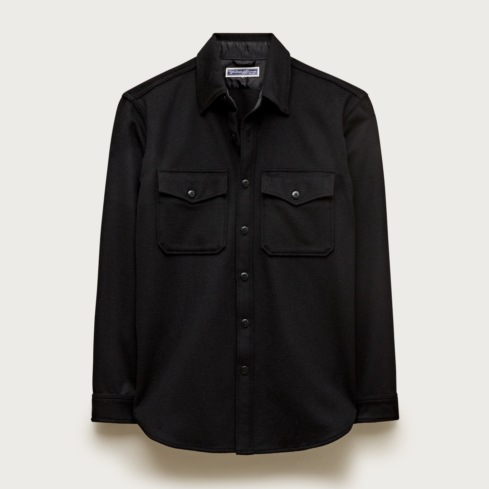 Wallace & Barnes CPO shirt in wool blend