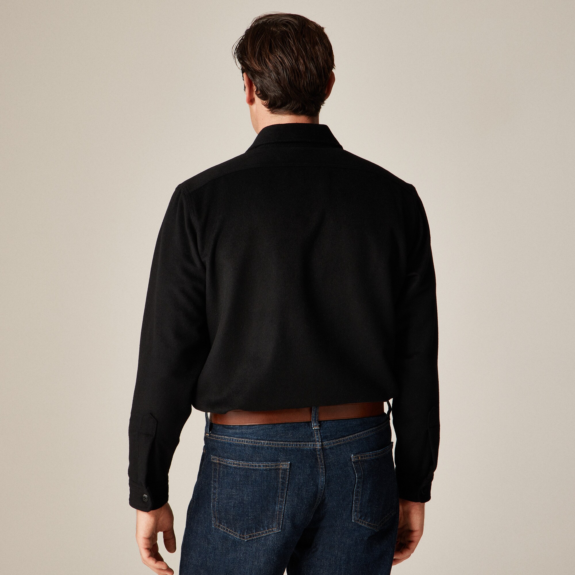 Wallace & Barnes CPO shirt in wool blend